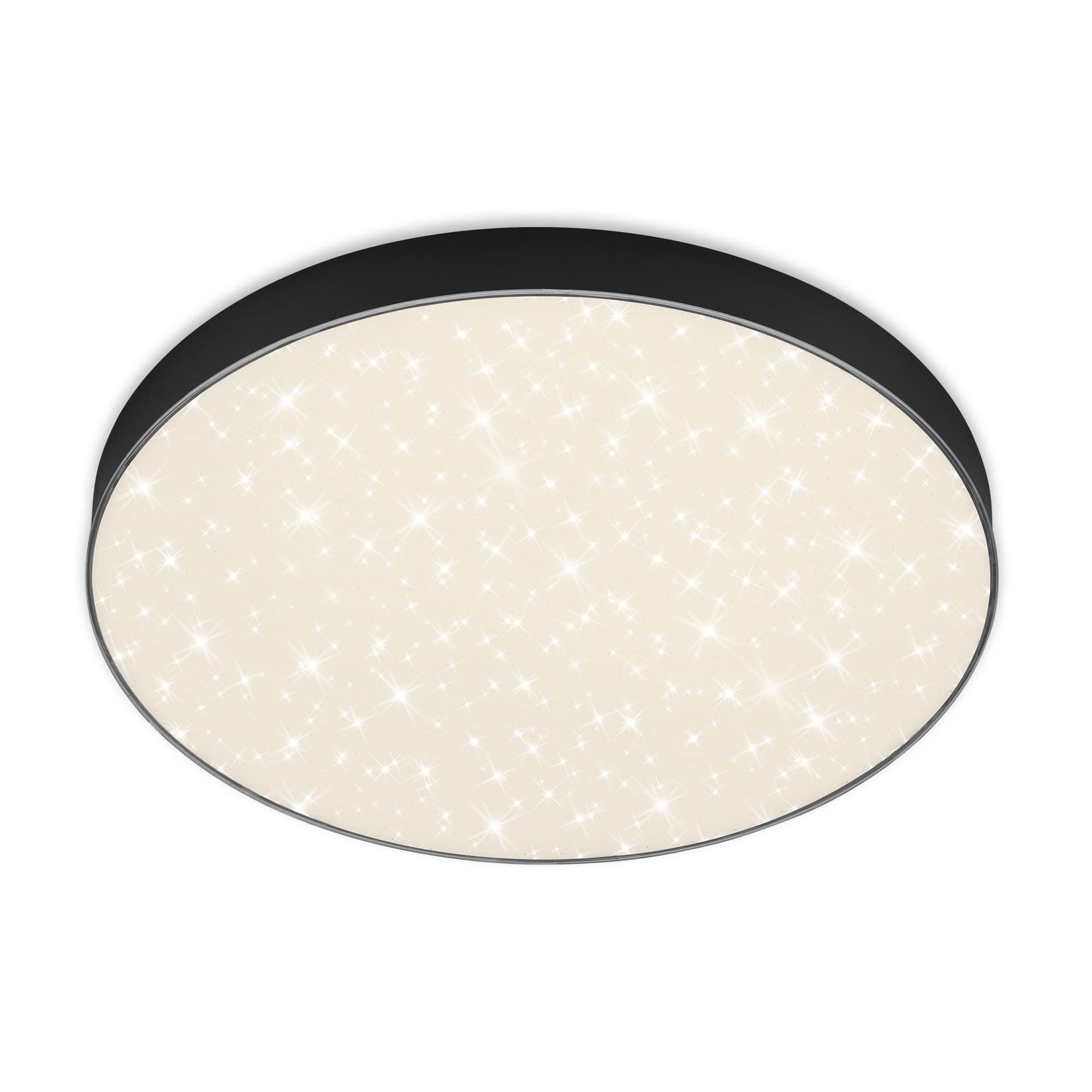 BRILONER LED stropní svítidlo hvězdné nebe, pr. 38,7 cm, 24,5 W, černá BRI 7075-415