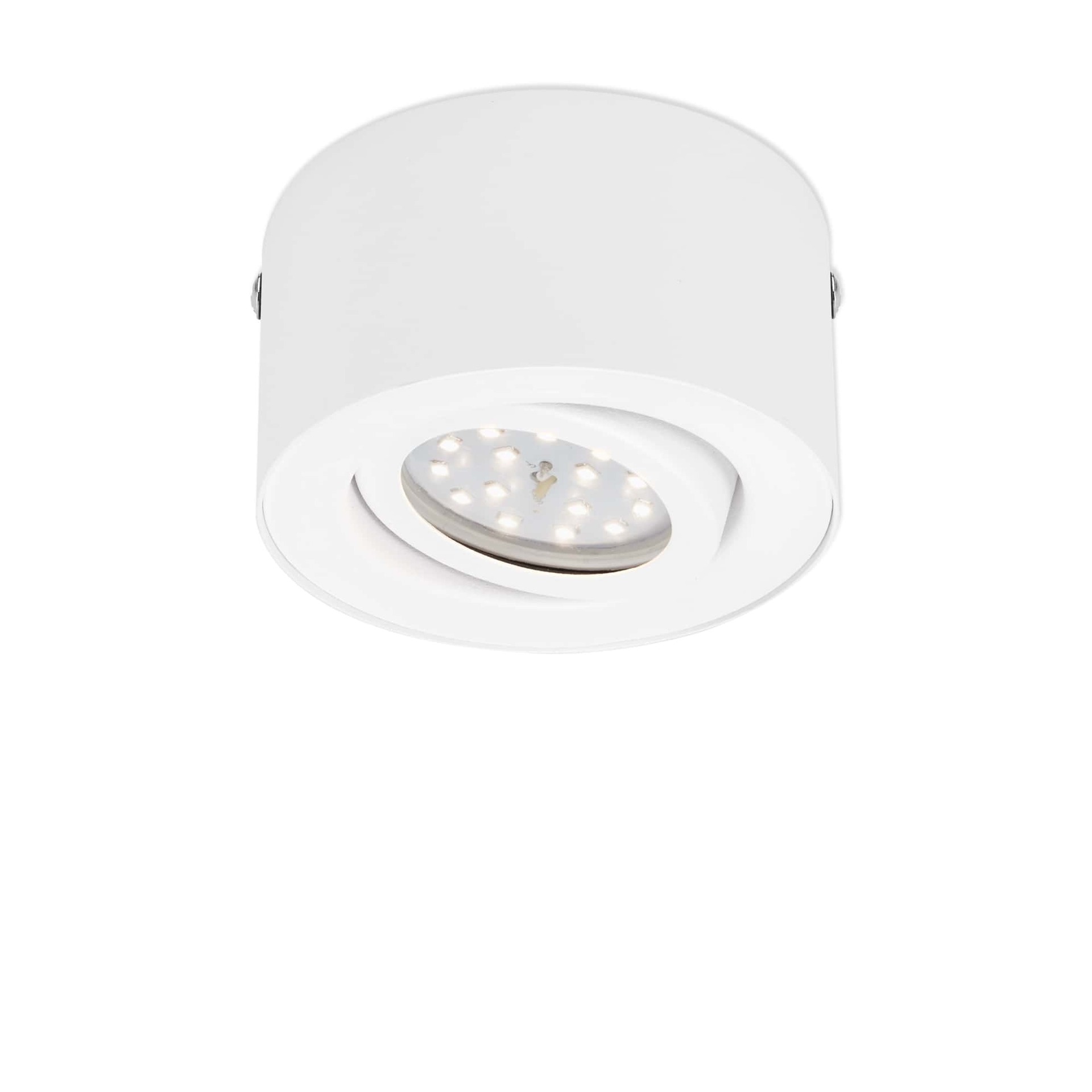 BRILONER LED přisazené svítidlo, pr. 9 cm, 5 W, bílé BRI 7121-016