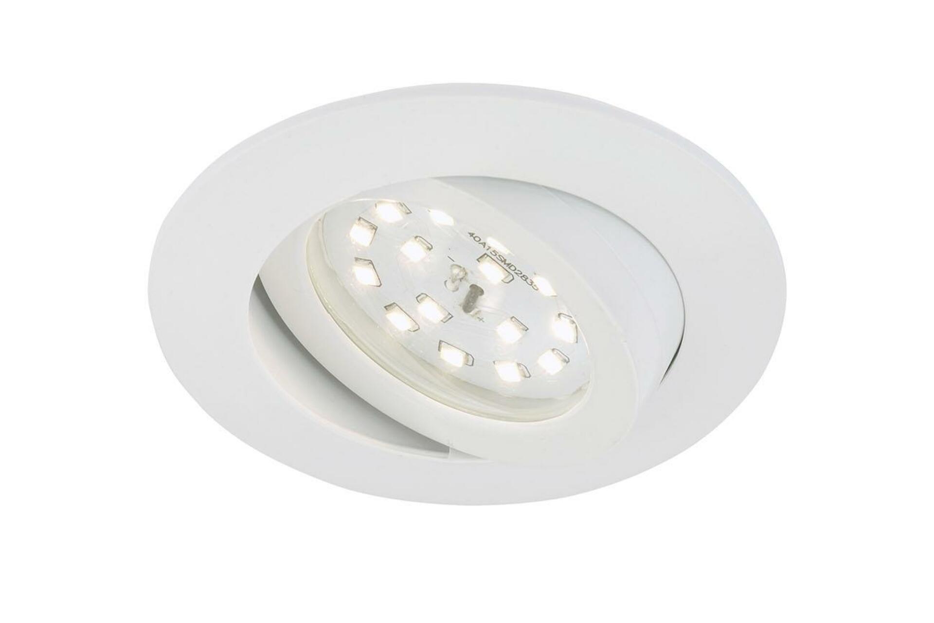 BRILONER LED vestavné svítidlo, pr. 8,2 cm, 5 W, bílé BRI 7209-016