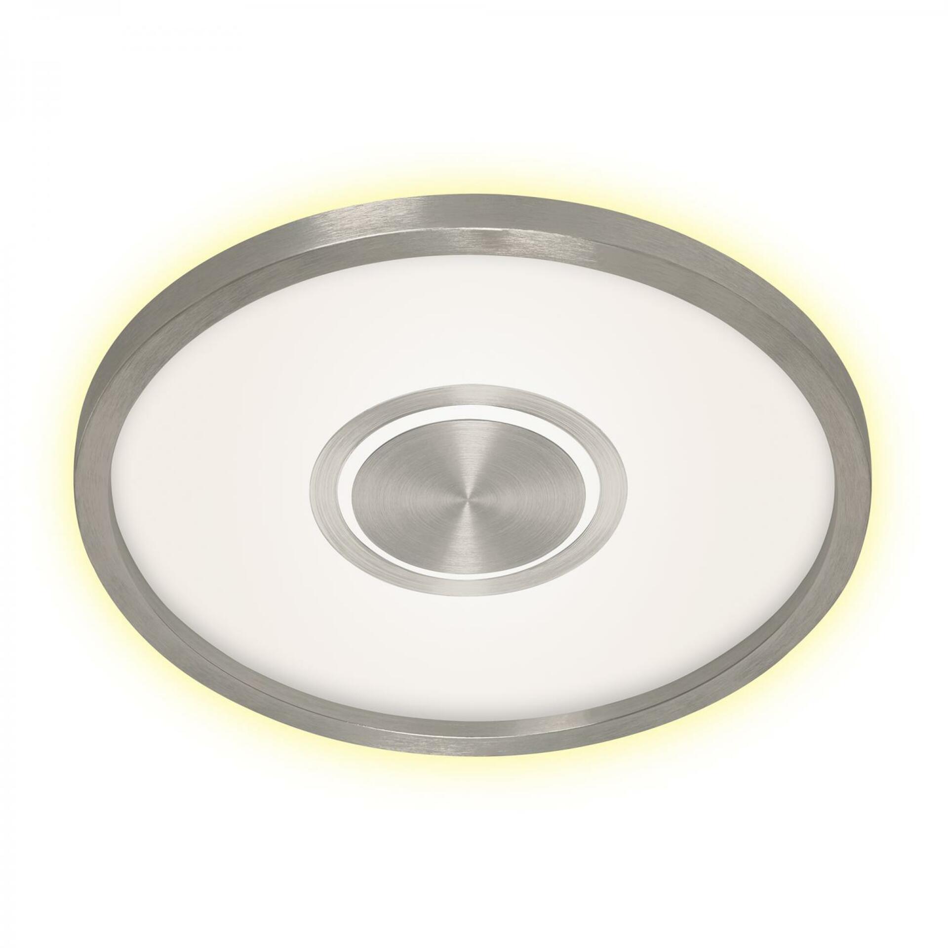 BRILONER Svítidlo LED panel, pr. 42,5 cm, 3000 lm, 22 W, matný nikl BRI 7366-112