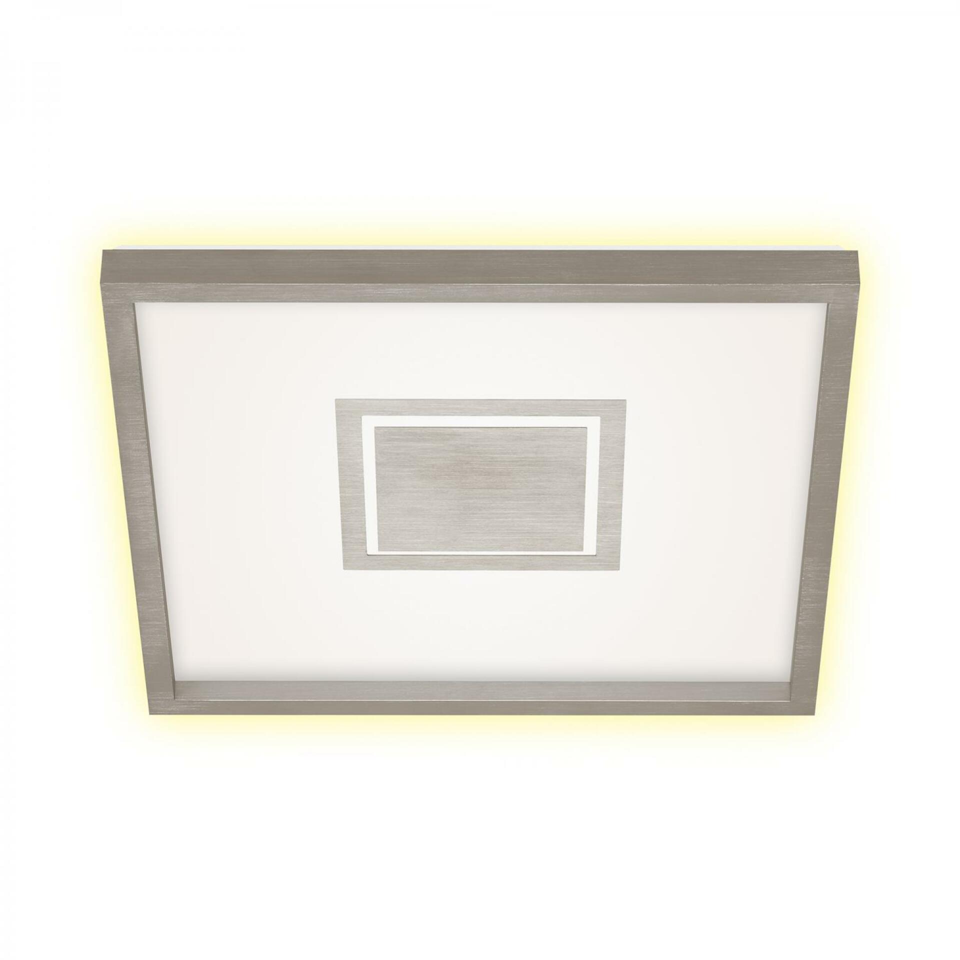 BRILONER Svítidlo LED panel, 42,3 cm, 3000 lm, 22 W, matný nikl BRI 7367-112