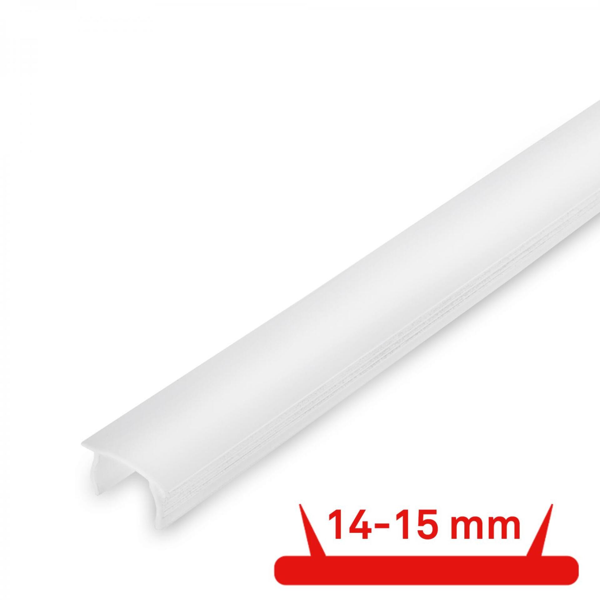 Levně BRILONER Pimp your panel difuzor 14-15mm pro nástěnné panely, 130cm, zkrátitelný, klipový, bílá 8024006