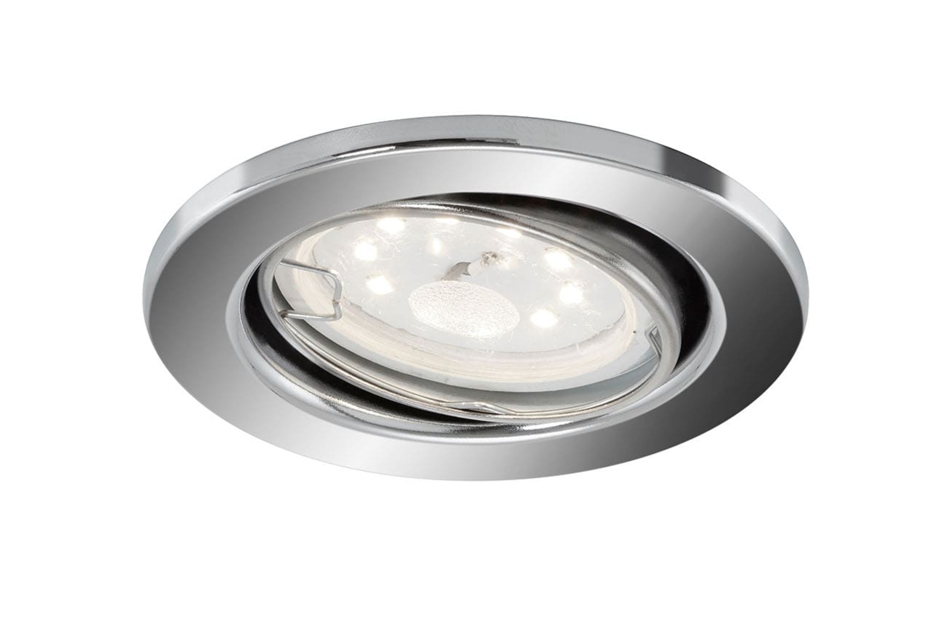 BRILONER LED vestavné svítidlo, pr. 8,6 cm, 5 W, chrom BRI 8315-018