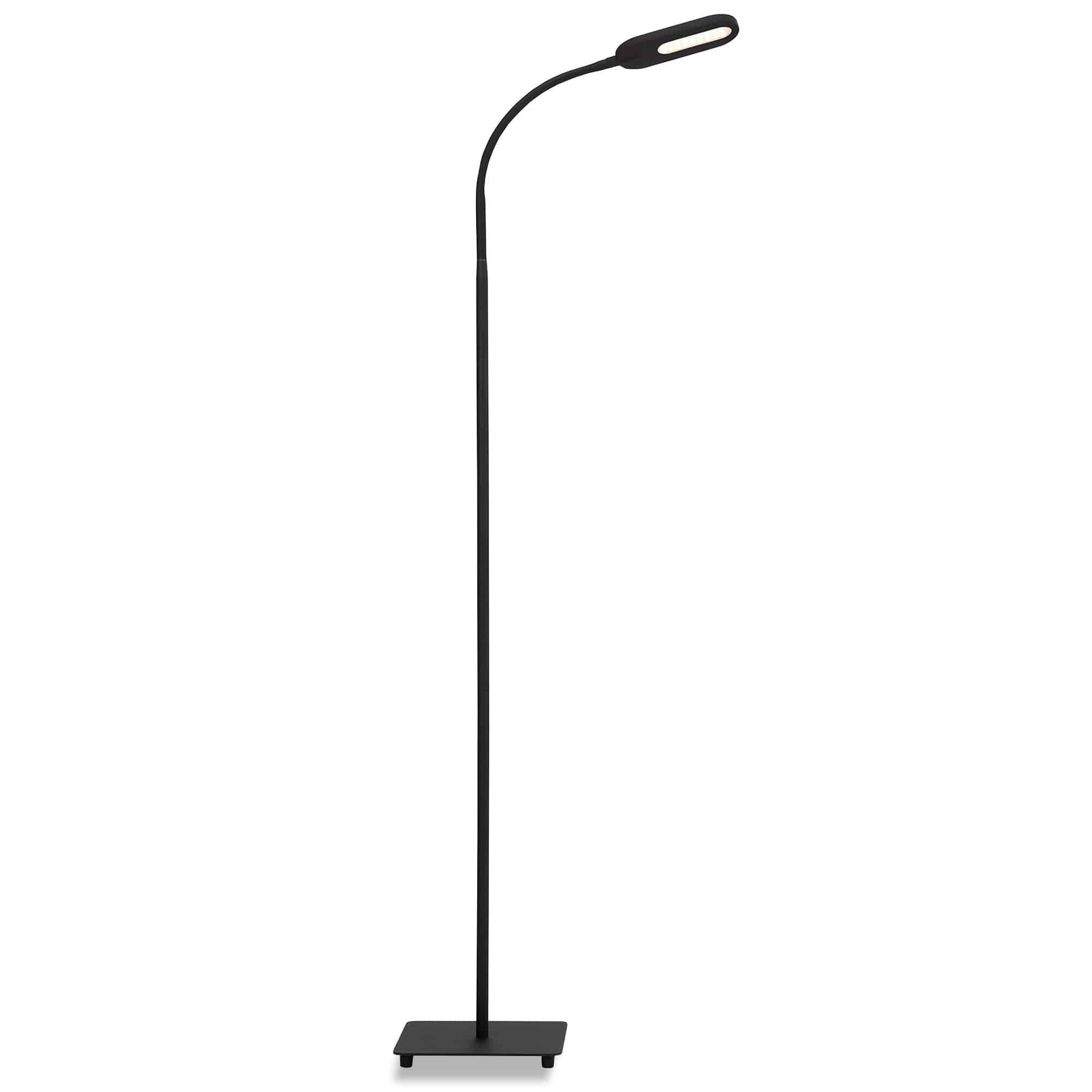 Levně BRILONER LED CCT stojací svítidlo s dotykovým vypínačem 128 cm 6,6W 600lm černá BRILO 1297-015