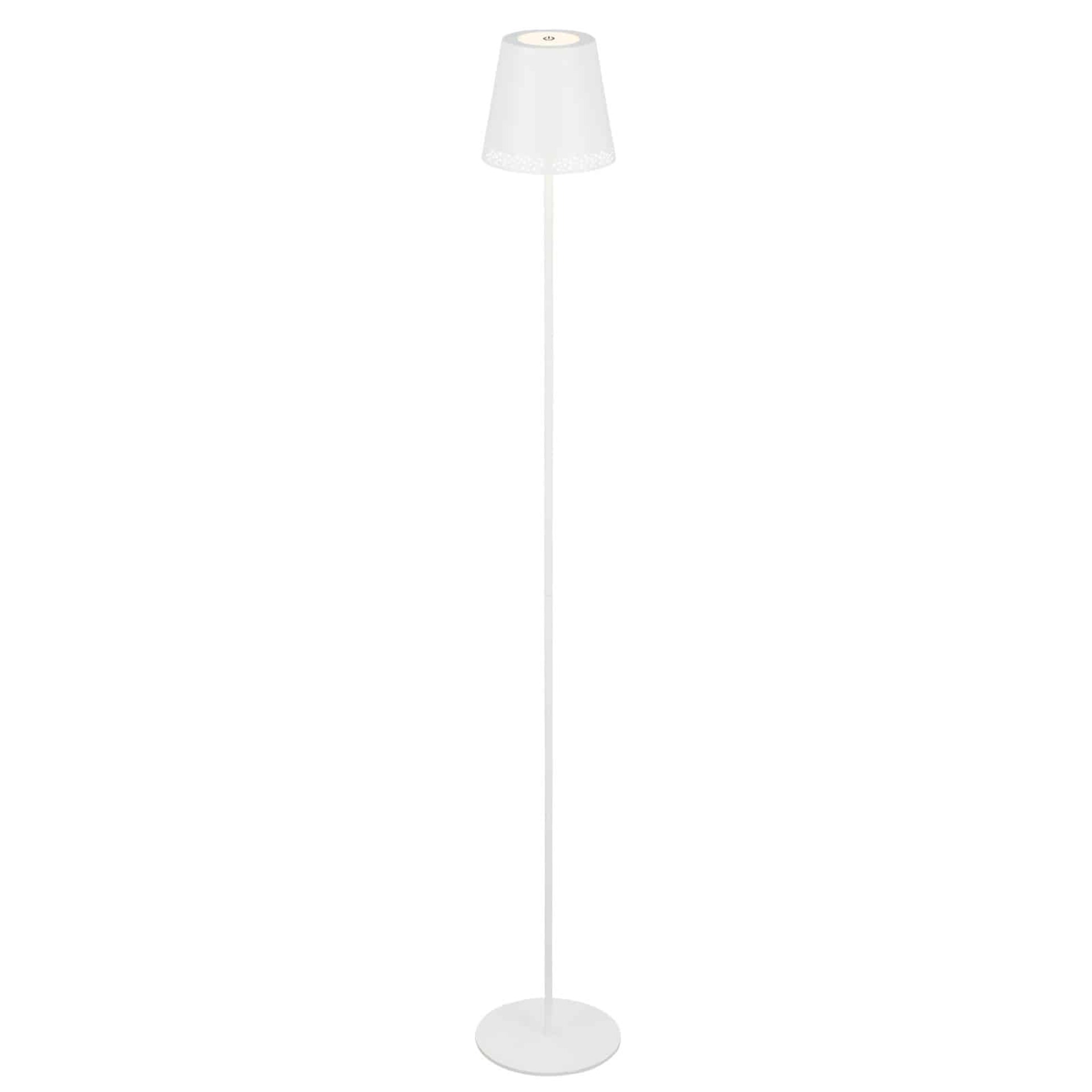 BRILONER LED nabíjecí stojací svítidlo 130 cm 3,5 W 400lm bílé BRILO 1438016