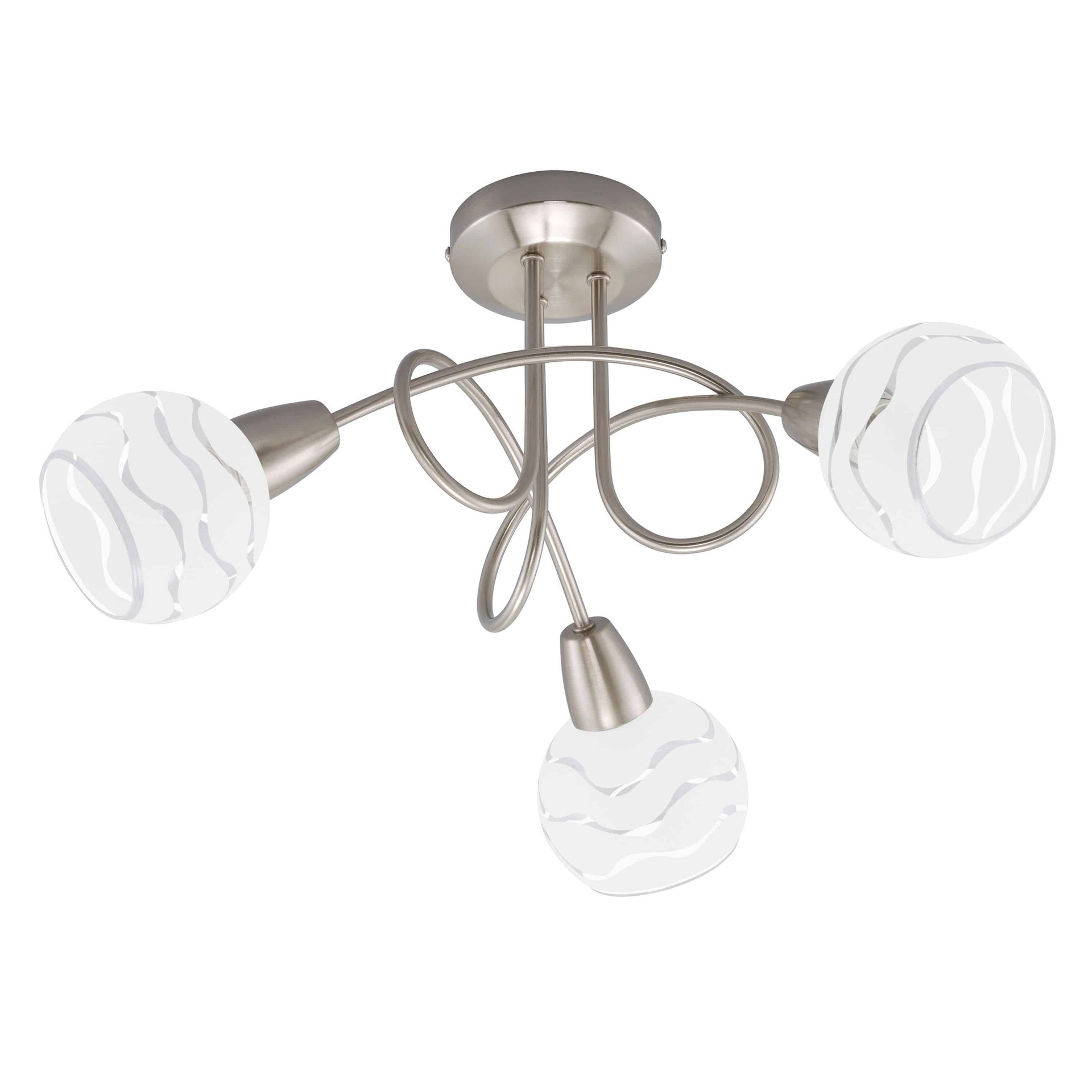 BRILONER Bodové svítidlo pr. 45,5 cm 3x E14 40W matný nikl BRILO 2046-032