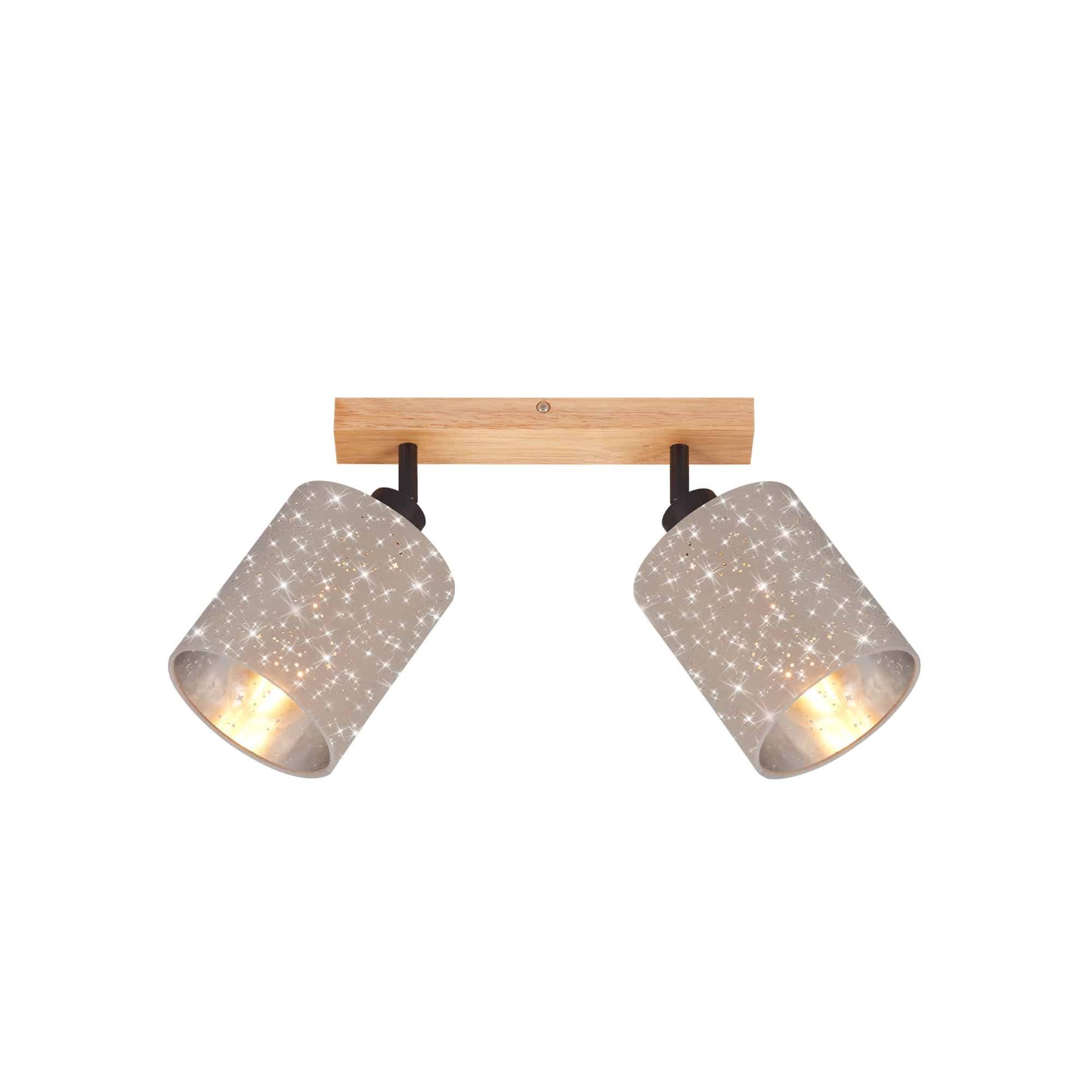 BRILONER Bodové svítidlo 28,5 cm 2x E27 25W taupe BRILO 2078-021