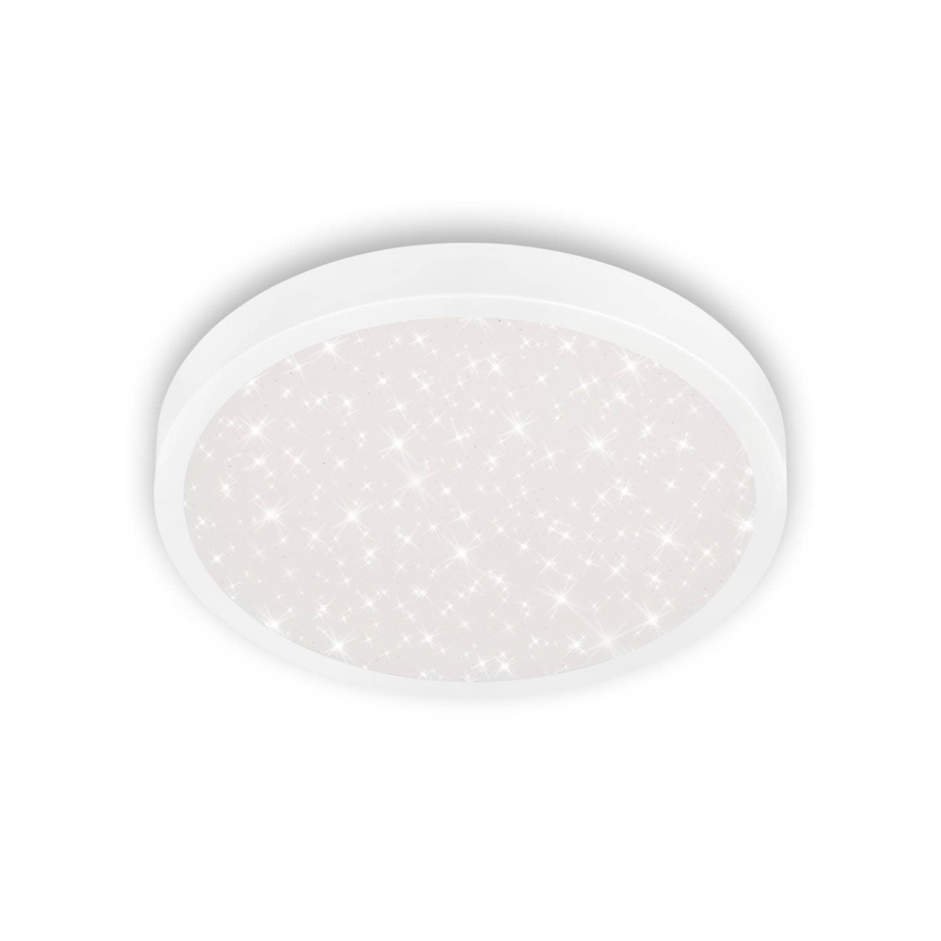 BRILONER LED stropní svítidlo hvězdné nebe, pr. 38 cm, 24 W, 3000 lm, bílé BRILO 3071-016