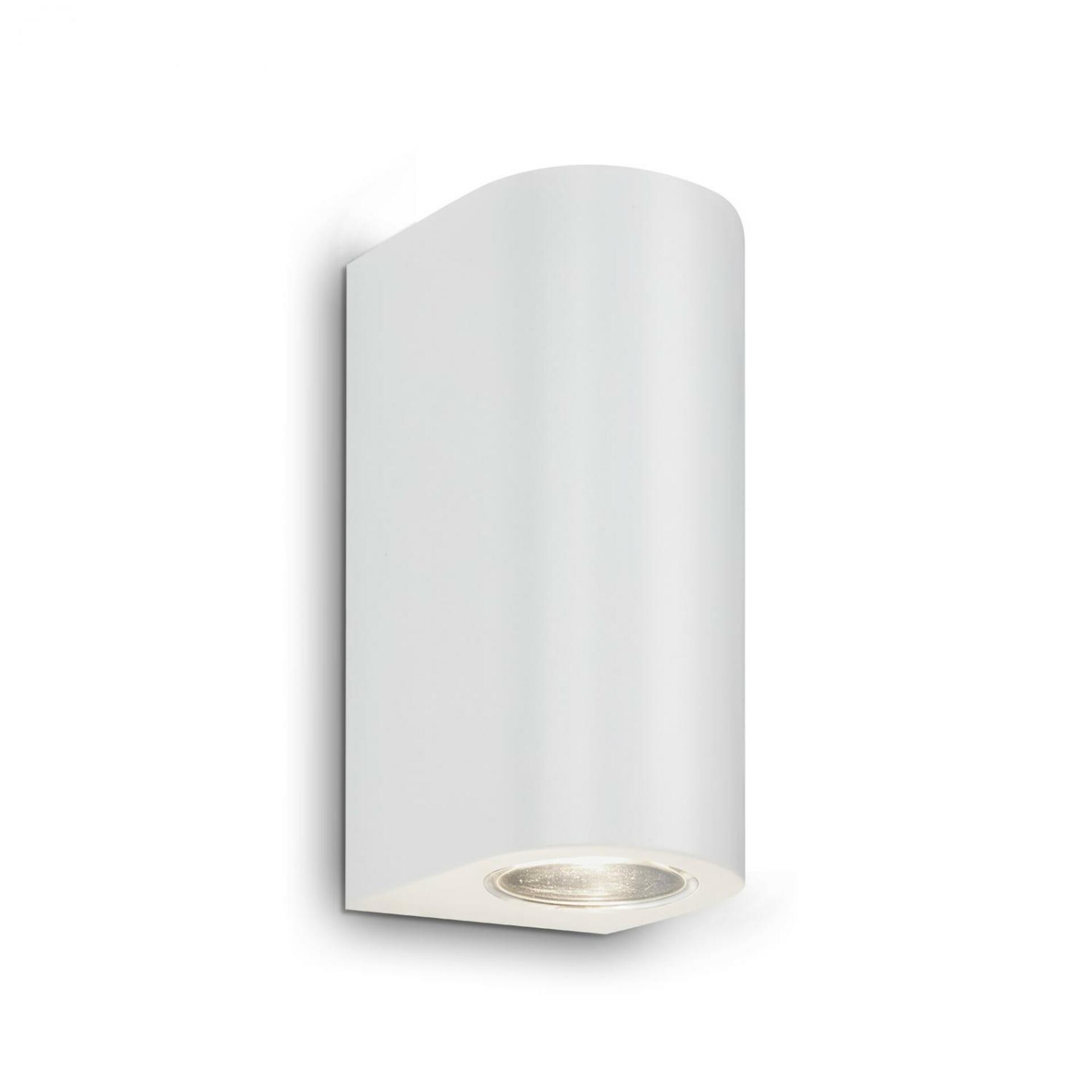 BRILONER LED venkovní svítidlo, 15,5 cm, 2x GU10, 4,7 W, bílé IP44 BRILO 3648-026