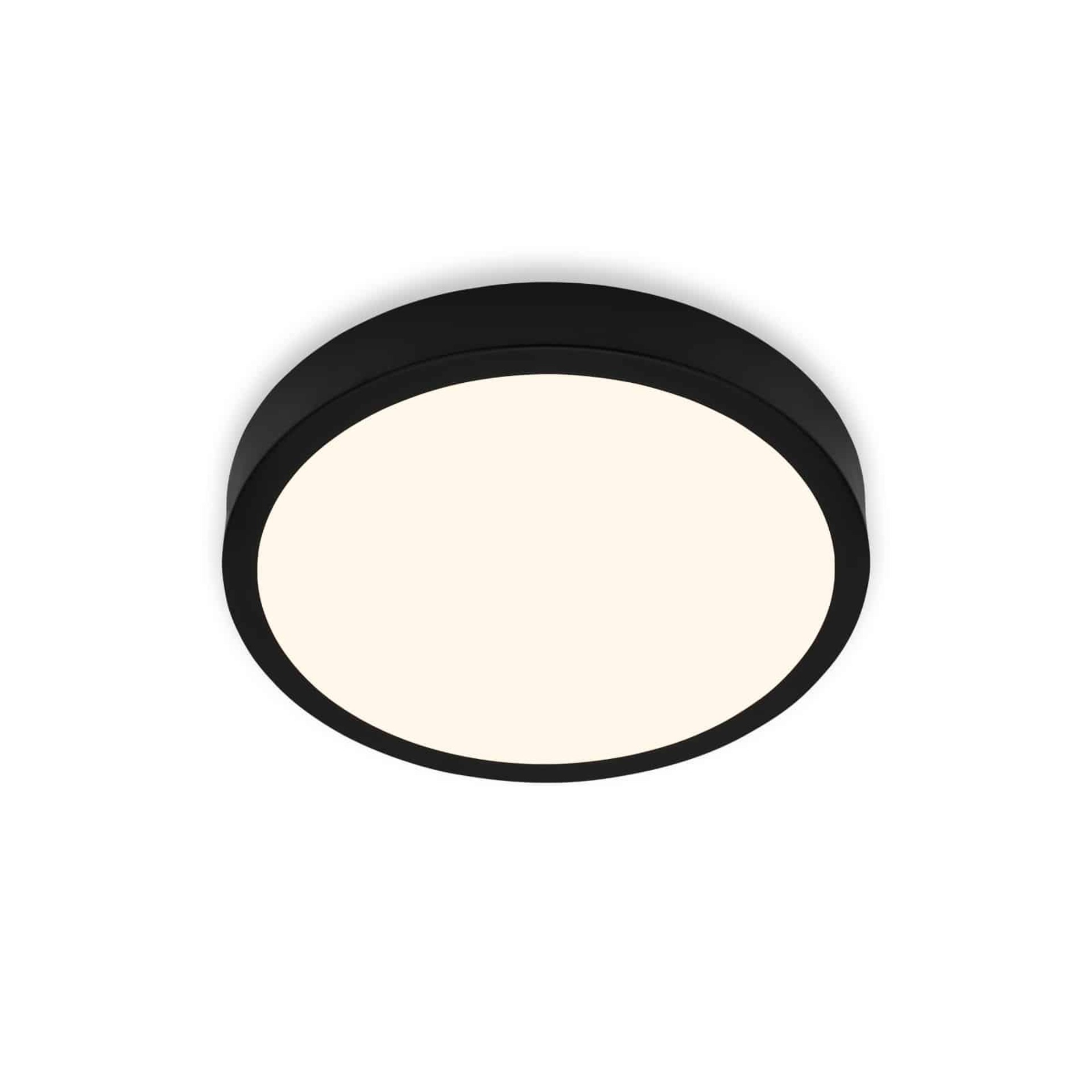 BRILONER LED přisazené svítidlo pr. 28 cm, 16 W, 2000 lm, černá BRILO 3700-015
