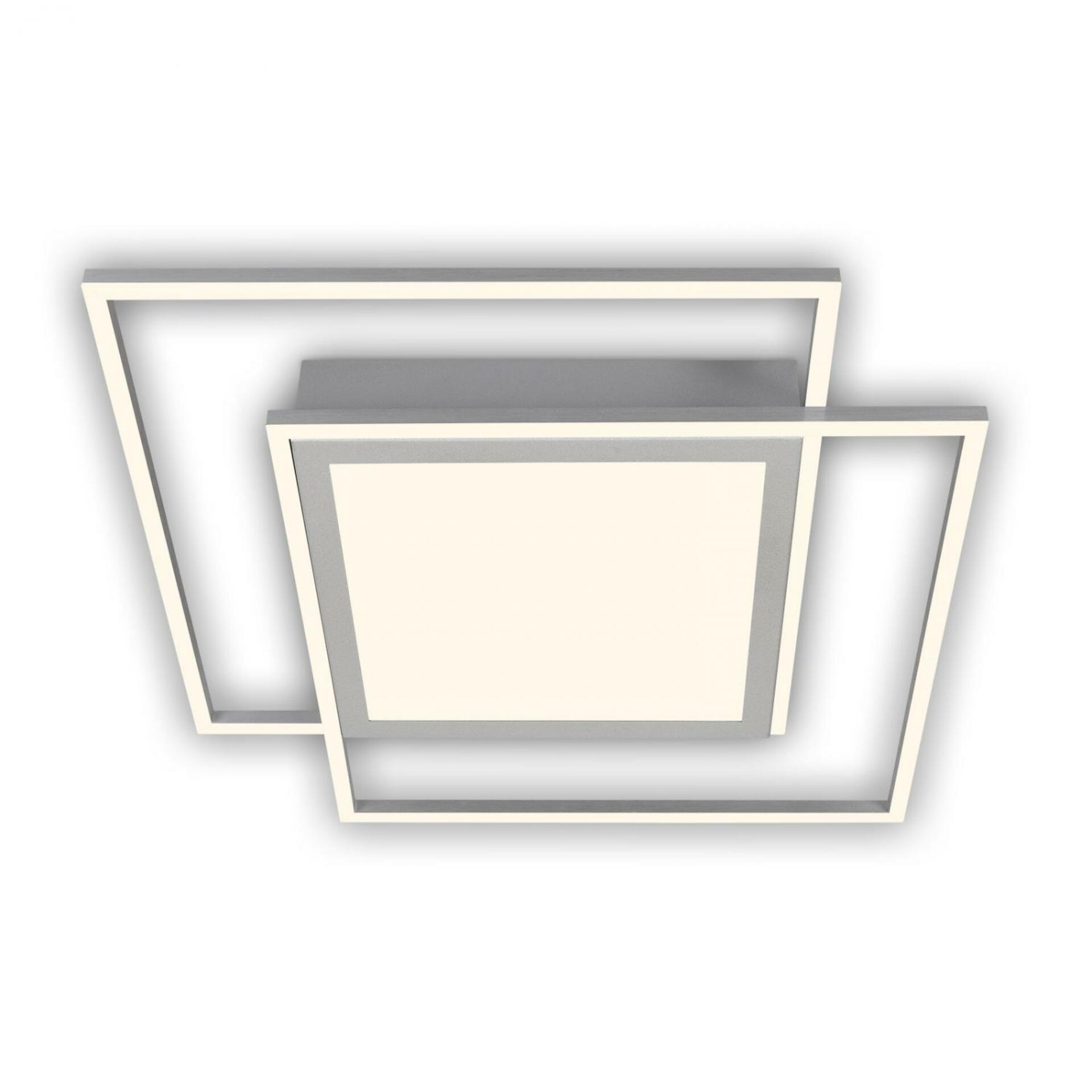 BRILONER LED stropní svítidlo, 51,5 cm, 50 W, 5000 lm, hliník-matný chrom BRILO 3740-019