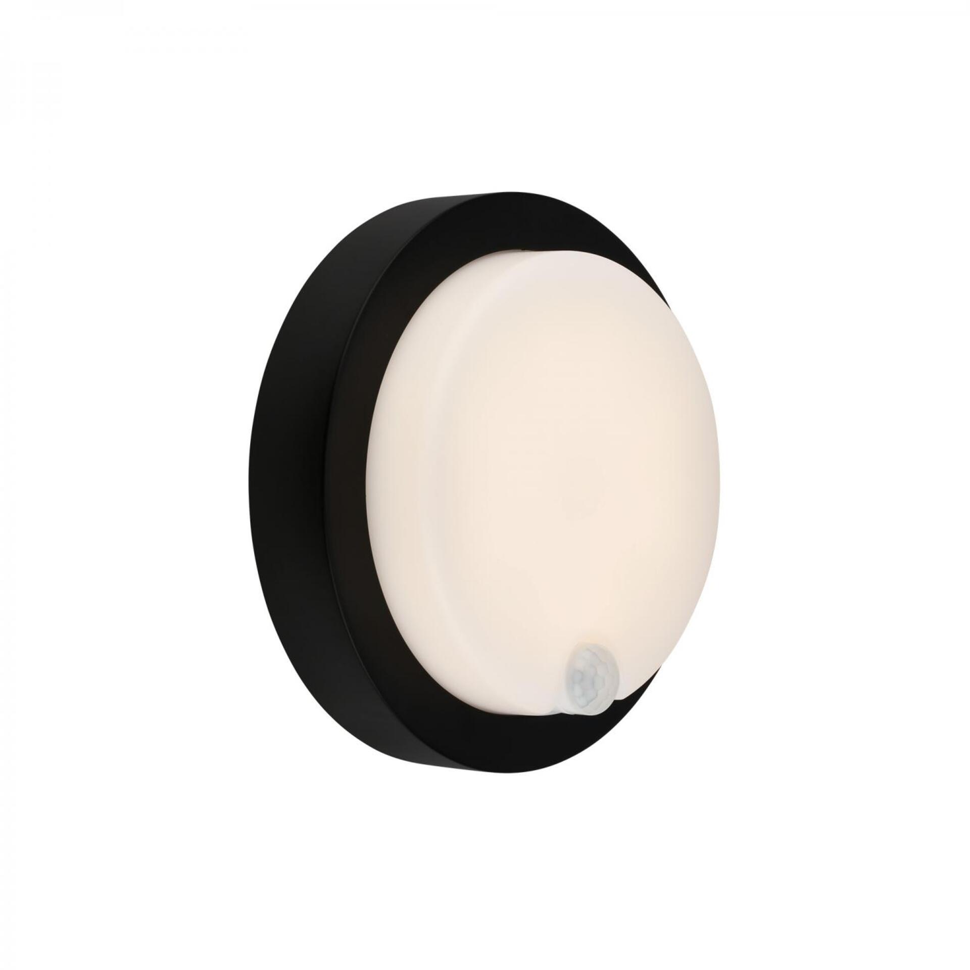 Levně BRILONER nabíjecí LED svítidlo s pohybovým a soumrakovým senzorem, 17 cm, 4W, 700lm, černé 3765015