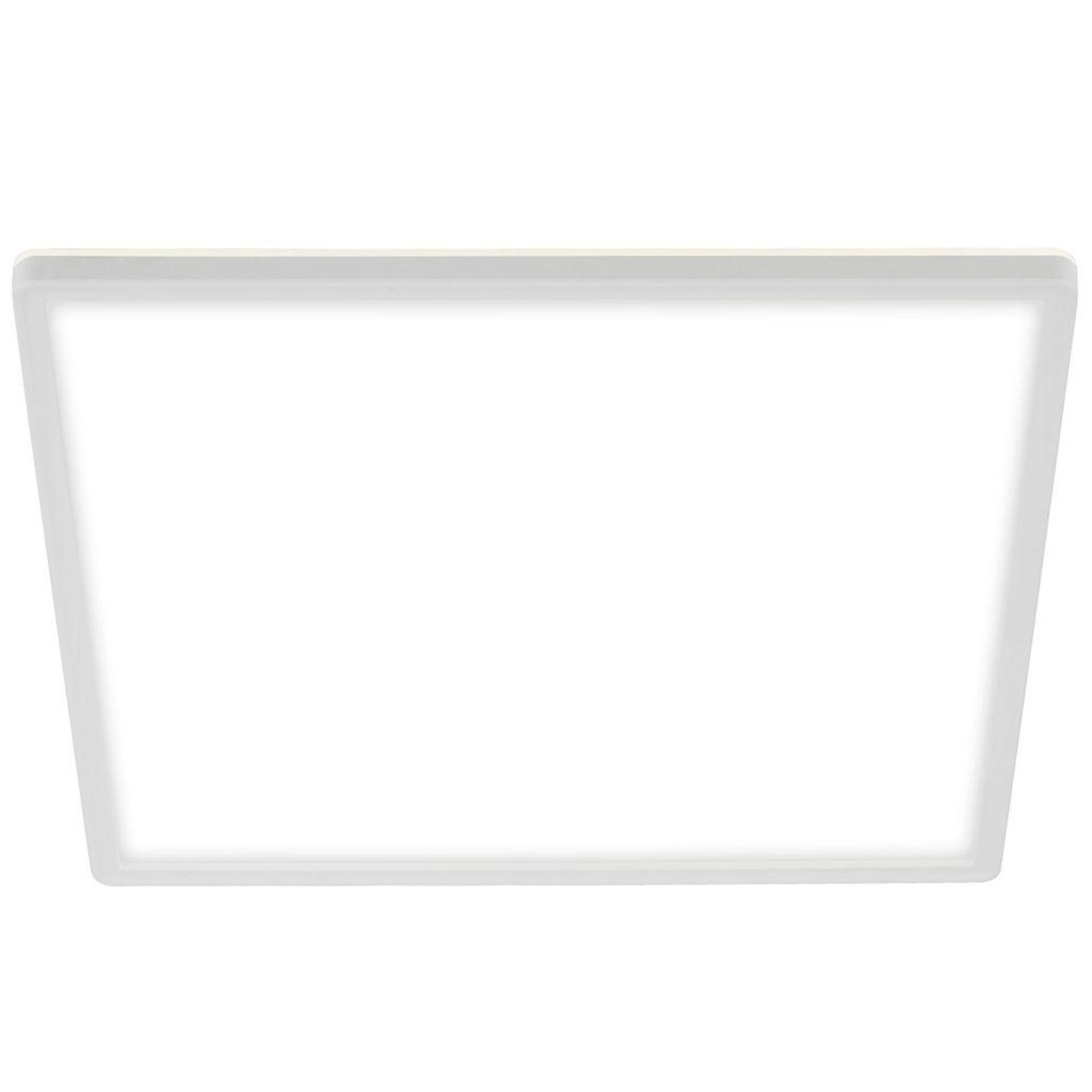 Levně BRILONER Slim Case stropní svítidlo 42x42 cm - 22W, 3000lm, neutrální bílá, LED, bílé 3865416