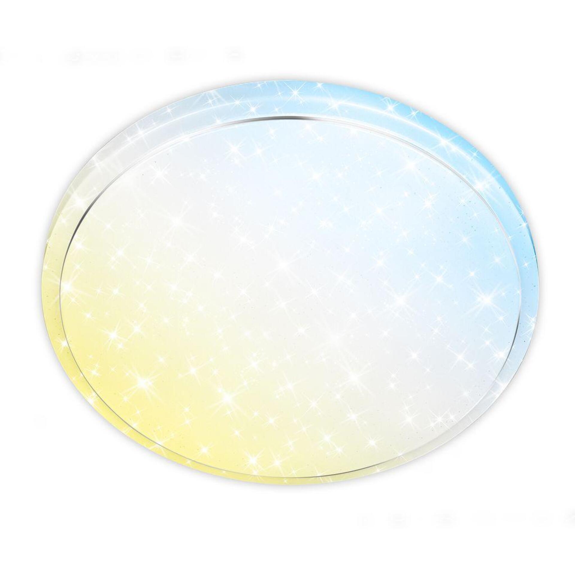 Levně BRILONER Star A stropní svítidlo pr.48 cm - 19,5W, 4450lm, LED, EEK A, stmívatelné, dálkový ovladač, CCT, bílé 3869016
