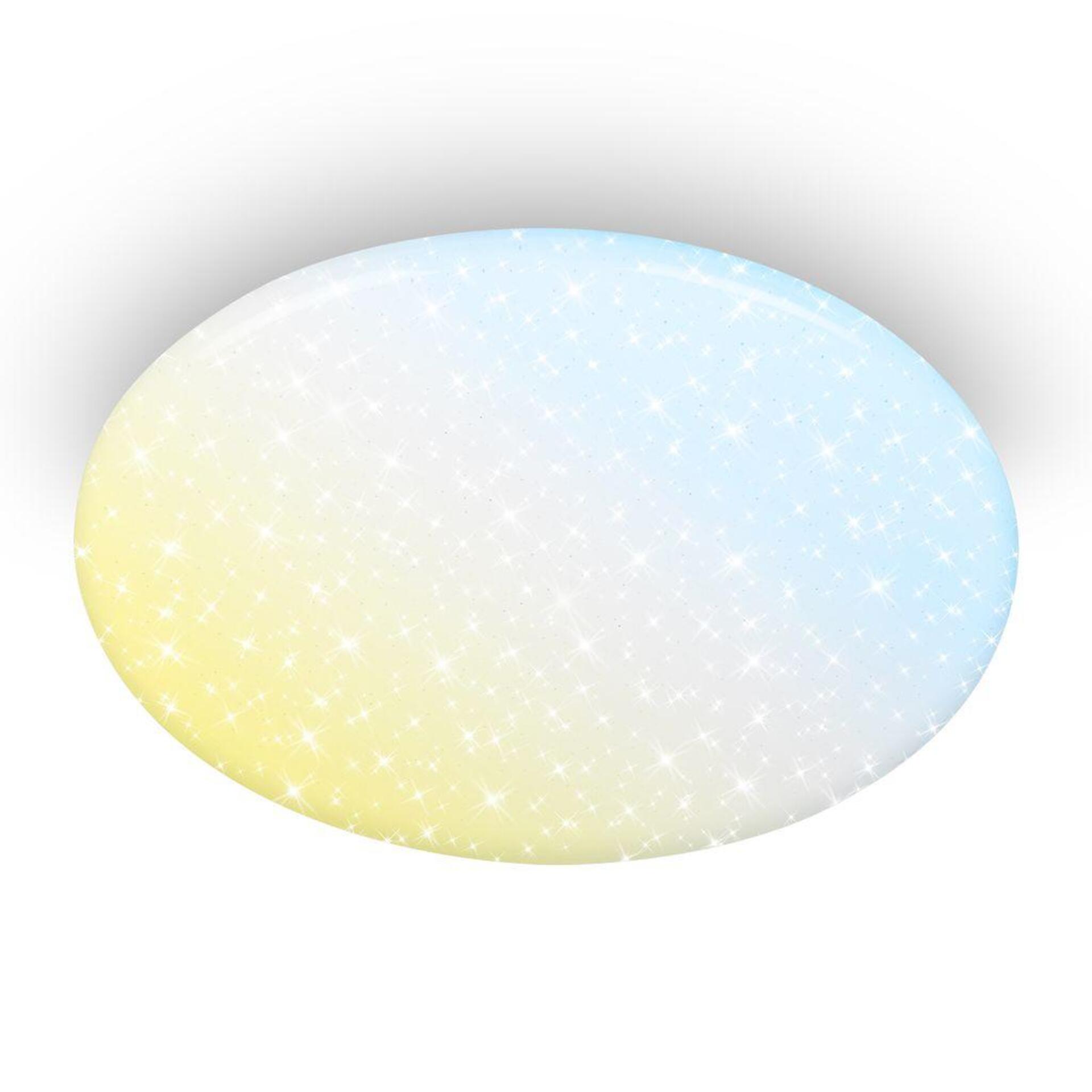 Levně BRILONER Verb stropní svítidlo pr.56 cm - 72W, 8000lm, LED, stmívatelné, dálkový ovladač, CCT, bílé 3874016