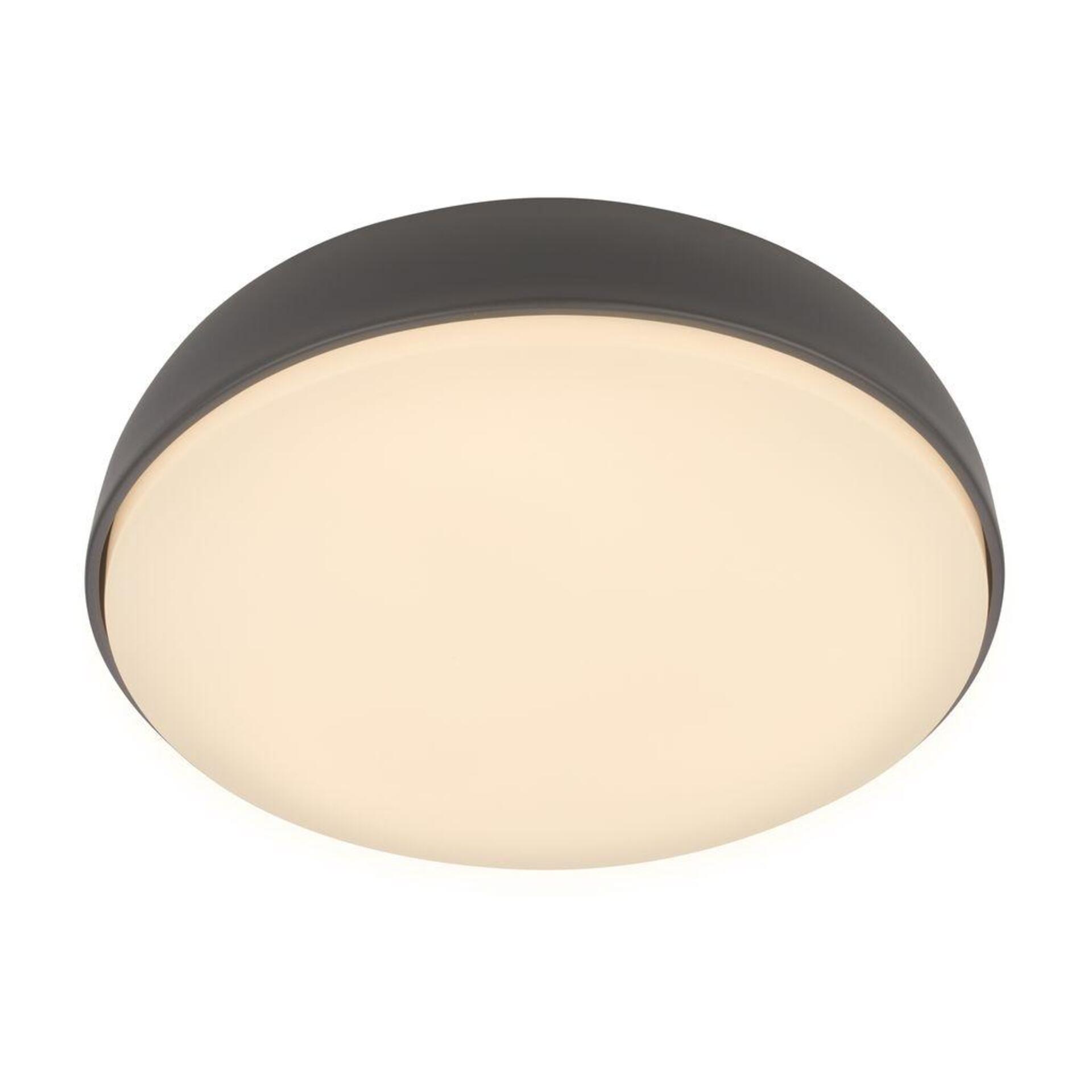 Levně BRILONER Nikan stropní svítidlo pr.28,5 cm - 12W, 1200lm, LED, 3000K teplá bílá, antracit 3875015