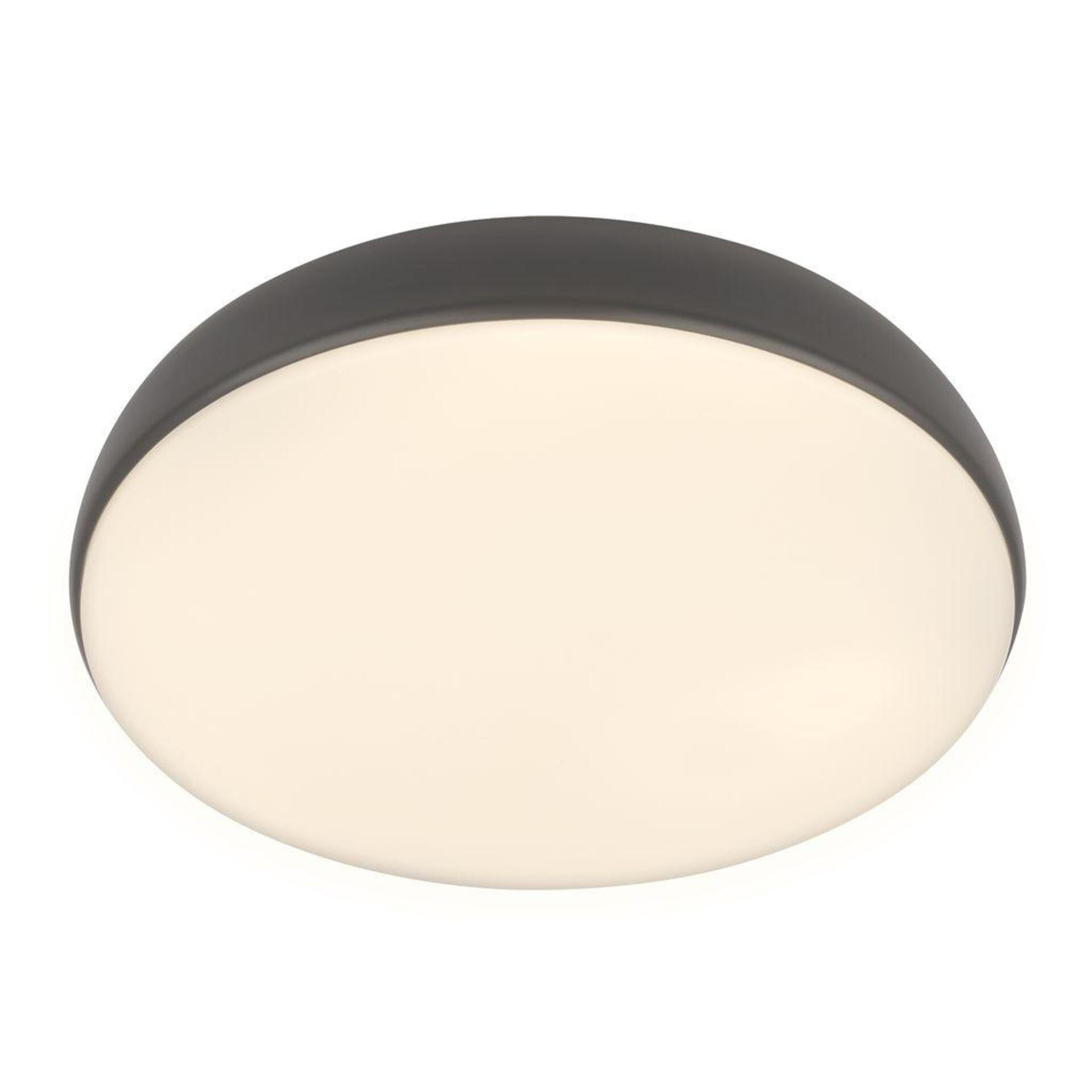 Levně BRILONER Nikan stropní svítidlo pr.28,5 cm - 22W, 2300lm, LED, stmívatelné, CCT, dálkový ovladač, antracit 3876015