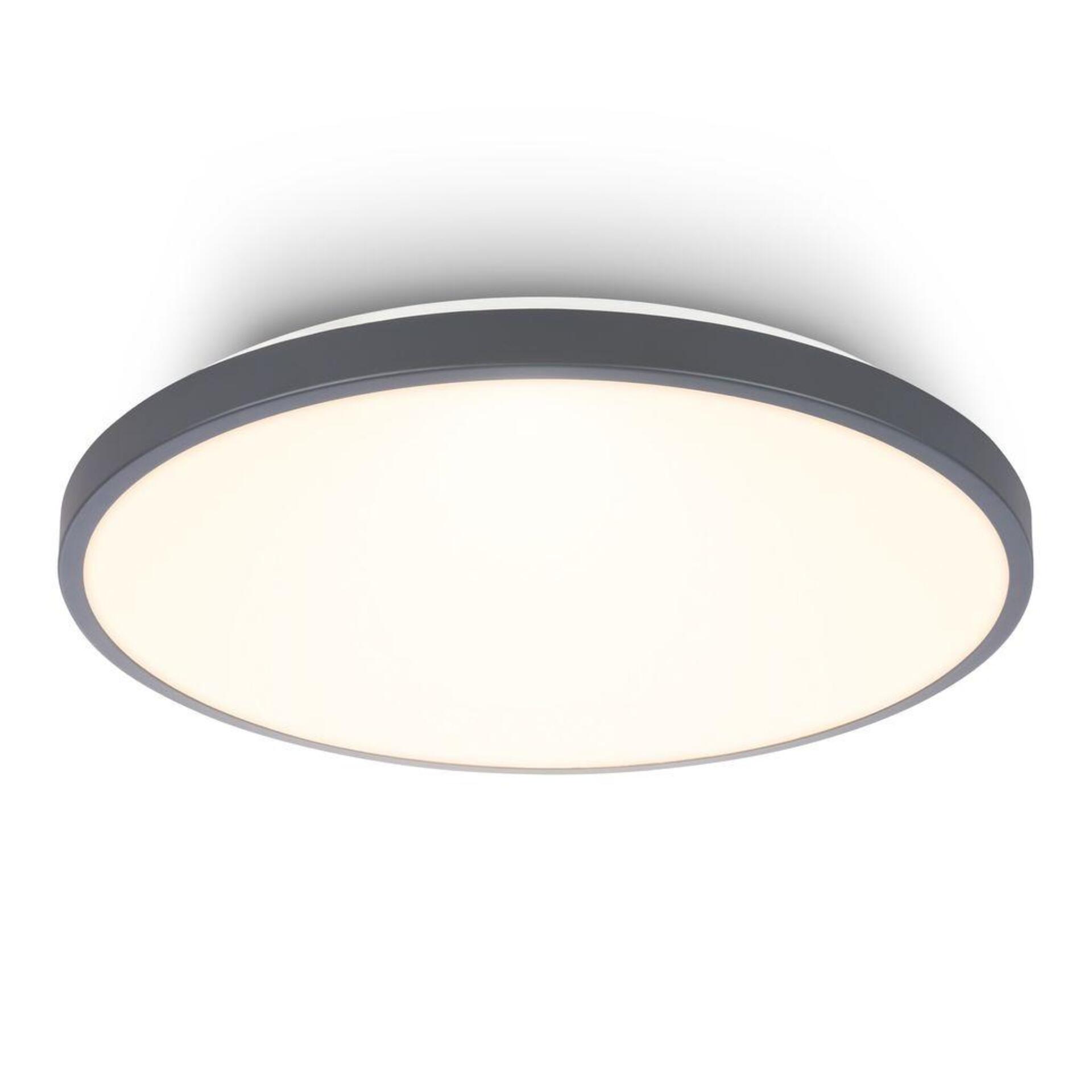 Levně BRILONER Competo stropní svítidlo pr.33 cm - 22W, 2400lm, LED, teplá bílá, antracit 3903015