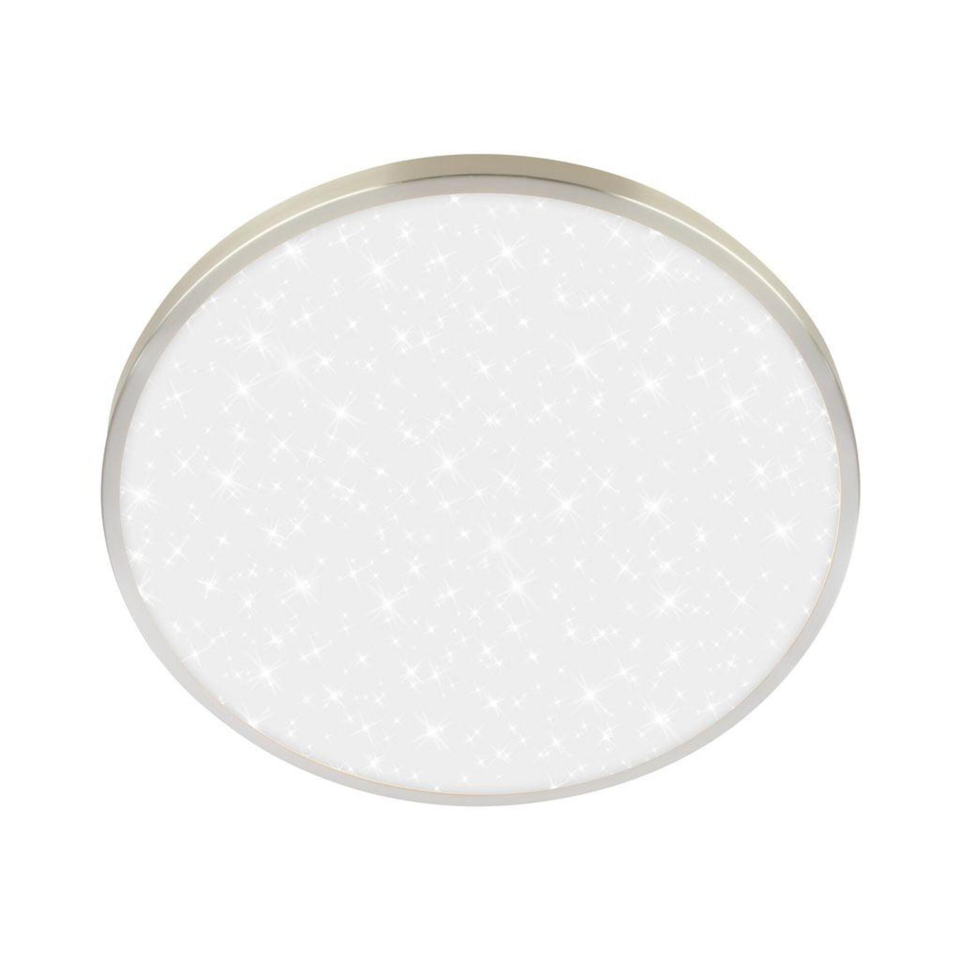 Levně BRILONER Competo stropní svítidlo pr.33 cm - 22W, 2400lm, LED, neutrální bílá, matný nikl 3904012