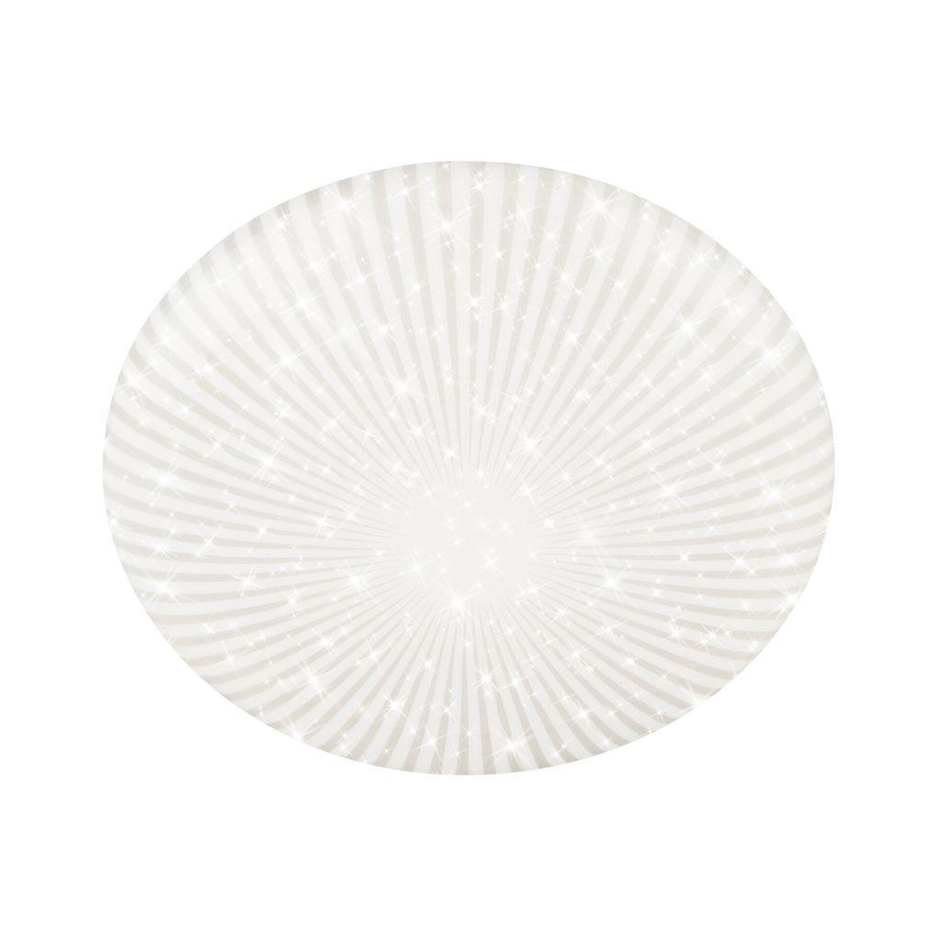 Levně BRILONER Nebo stropní svítidlo pr.38 cm - 20W, 2400lm, LED, hvězdné nebe, s dekorem, bílé 3941016