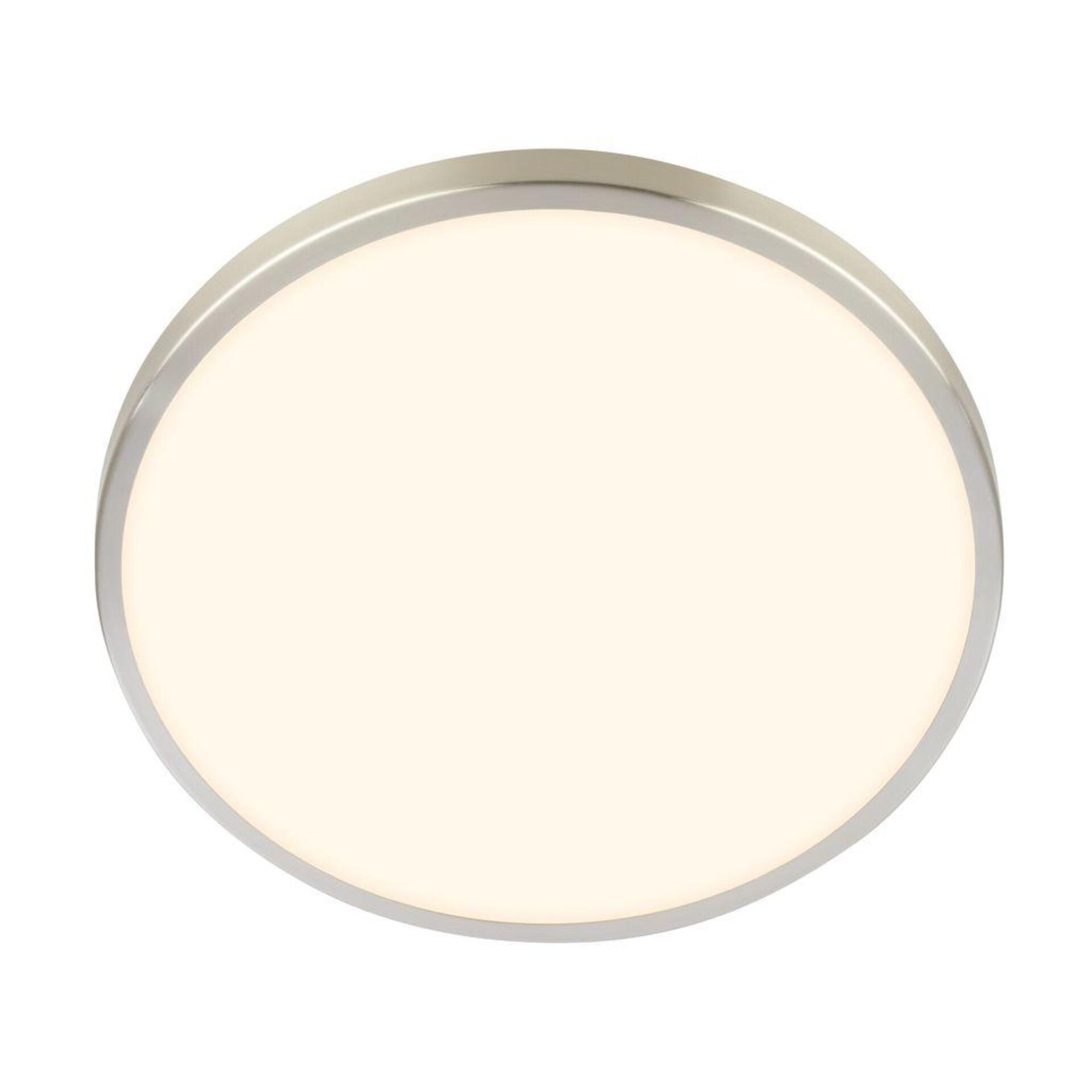Levně BRILONER Nobre stropní svítidlo pr.33 cm - 17,5W, 2400lm, teplá bílá, LED, matný nikl 3961012