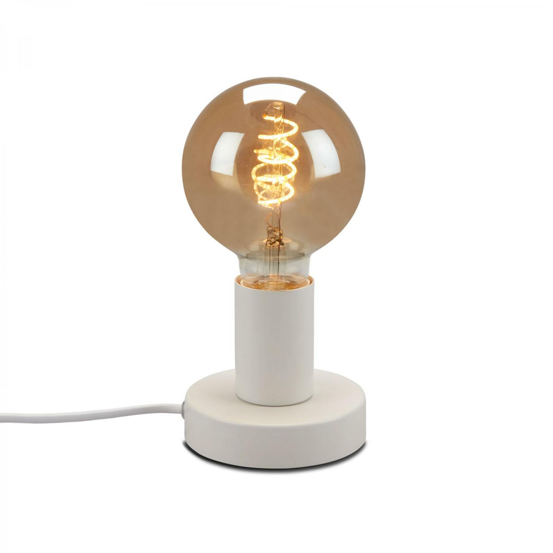 BRILONER Stolní lampa, pr. 10 cm, max. 10 W, bílé BRILO 7023-016