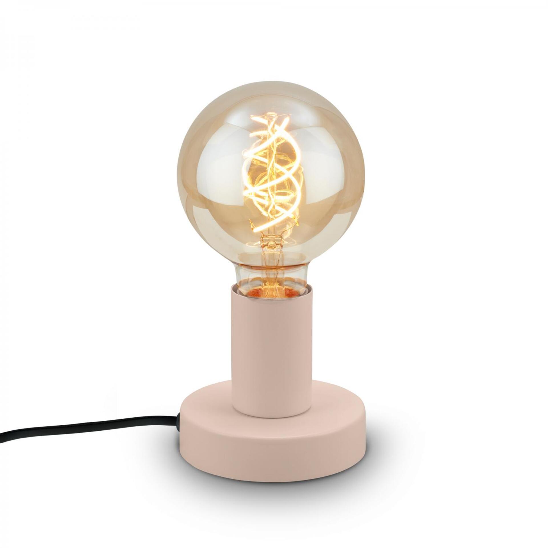 Levně BRILONER TEEPU stolní lampa - s vypínačem, retro, max. 10W, E27 patice, béžová 7023011