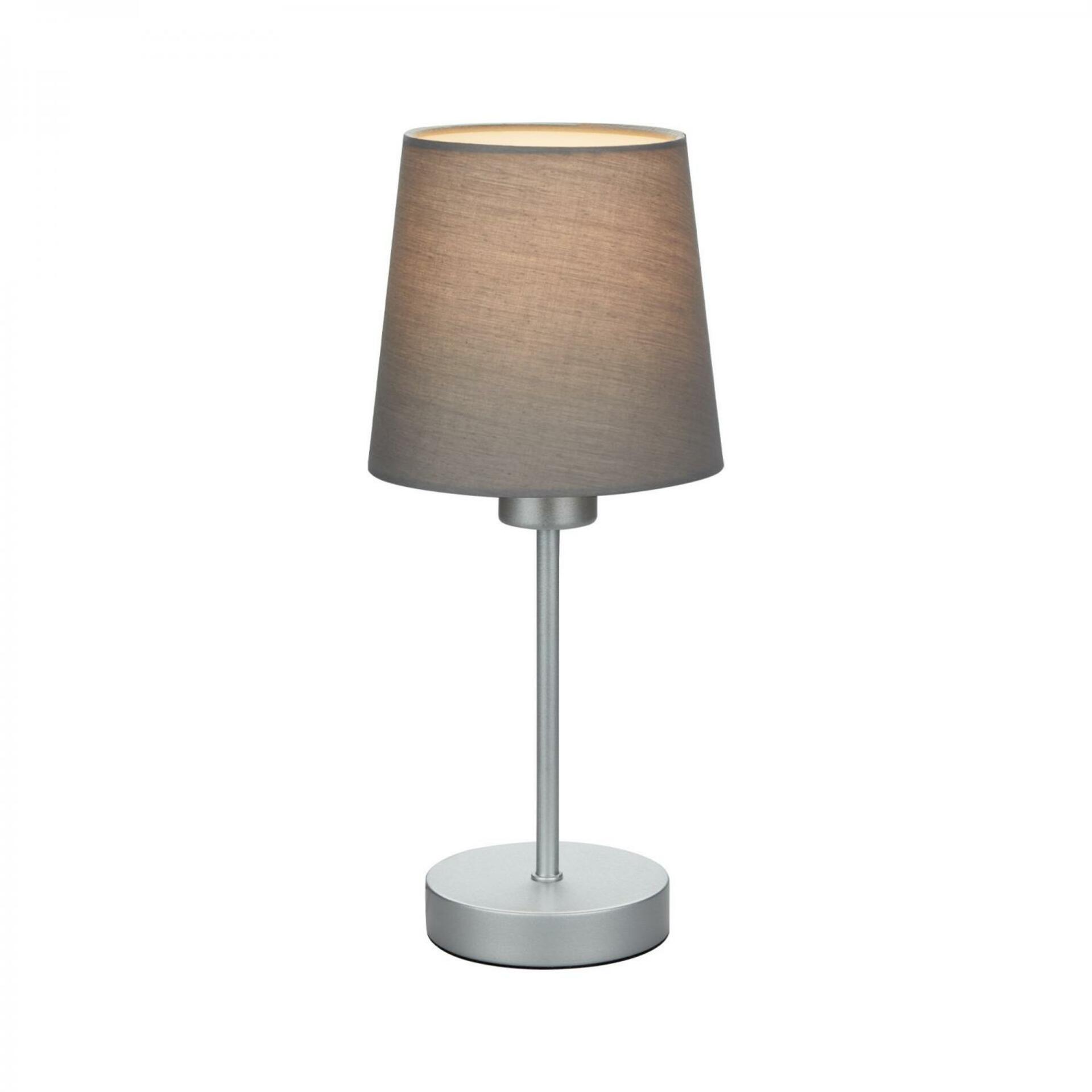 BRILONER Stolní lampa, 31,4 cm, max. 25 W, šedá-stříbrná BRILO 7024-014