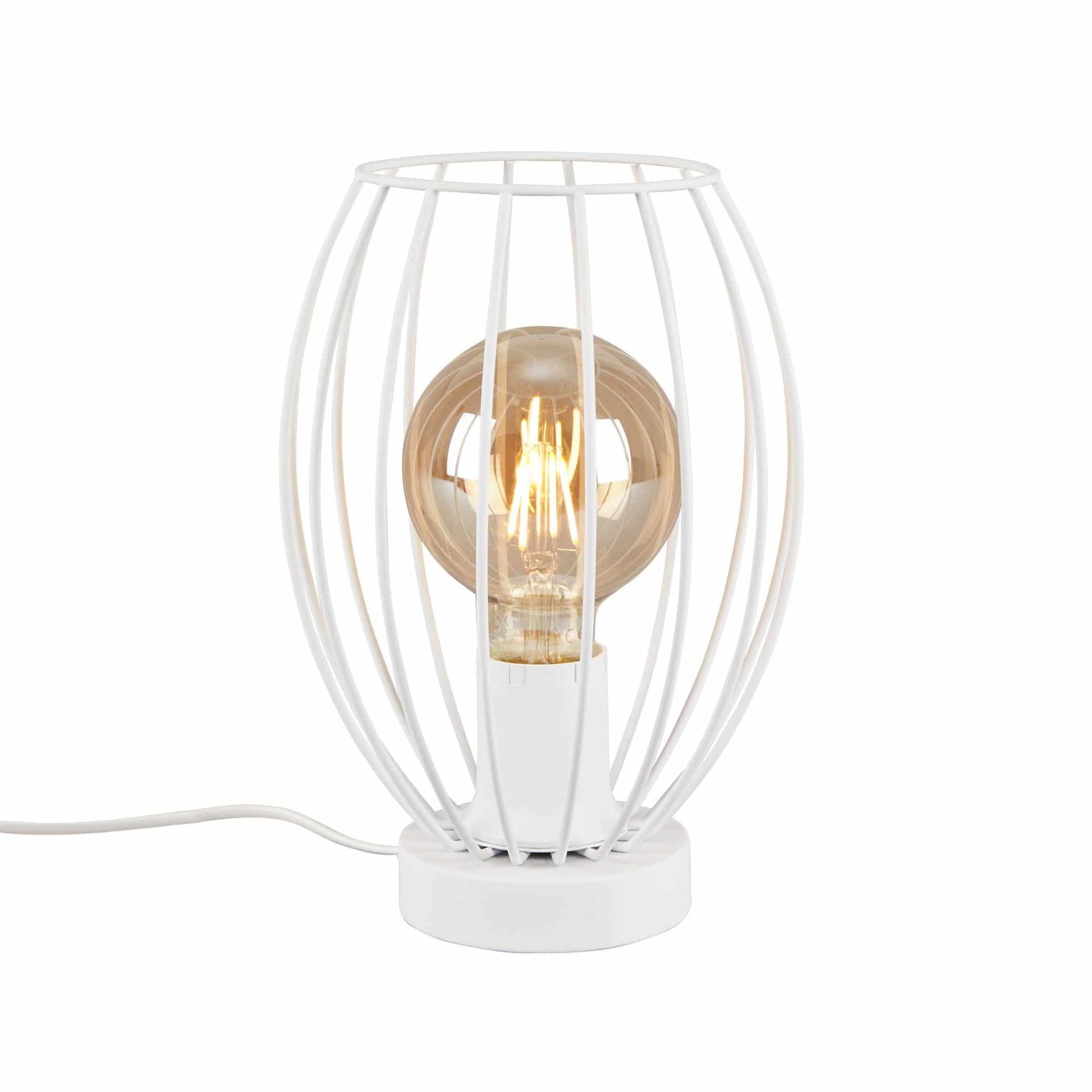 Levně BRILONER Stolní lampa, 25,6 cm, max. 25 W, bílé BRILO 7026-016