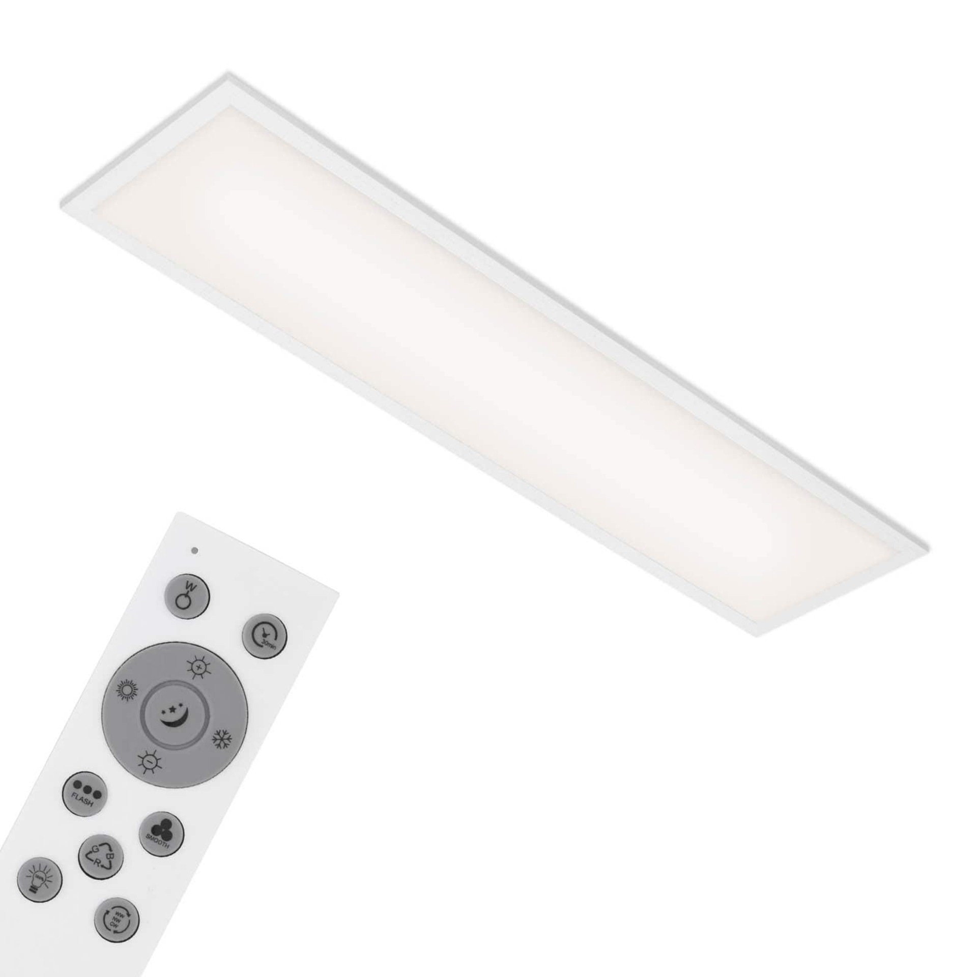 BRILONER RGB CCT svítidlo LED panel, 100 cm, 24 W, bílé BRILO 7054-016