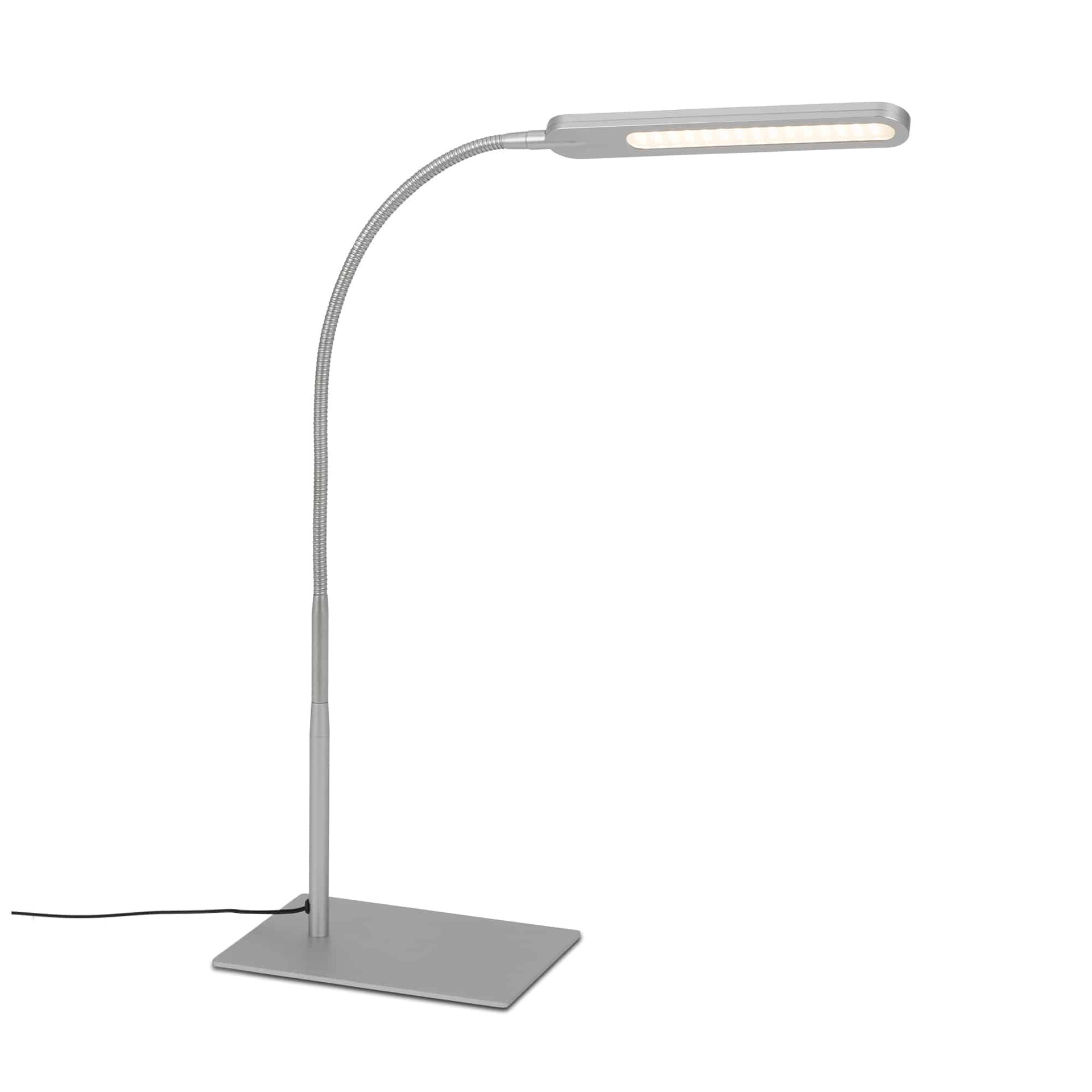 BRILONER CCT LED stolní lampa, 23 cm, 8 W, stříbrná BRILO 7389-014