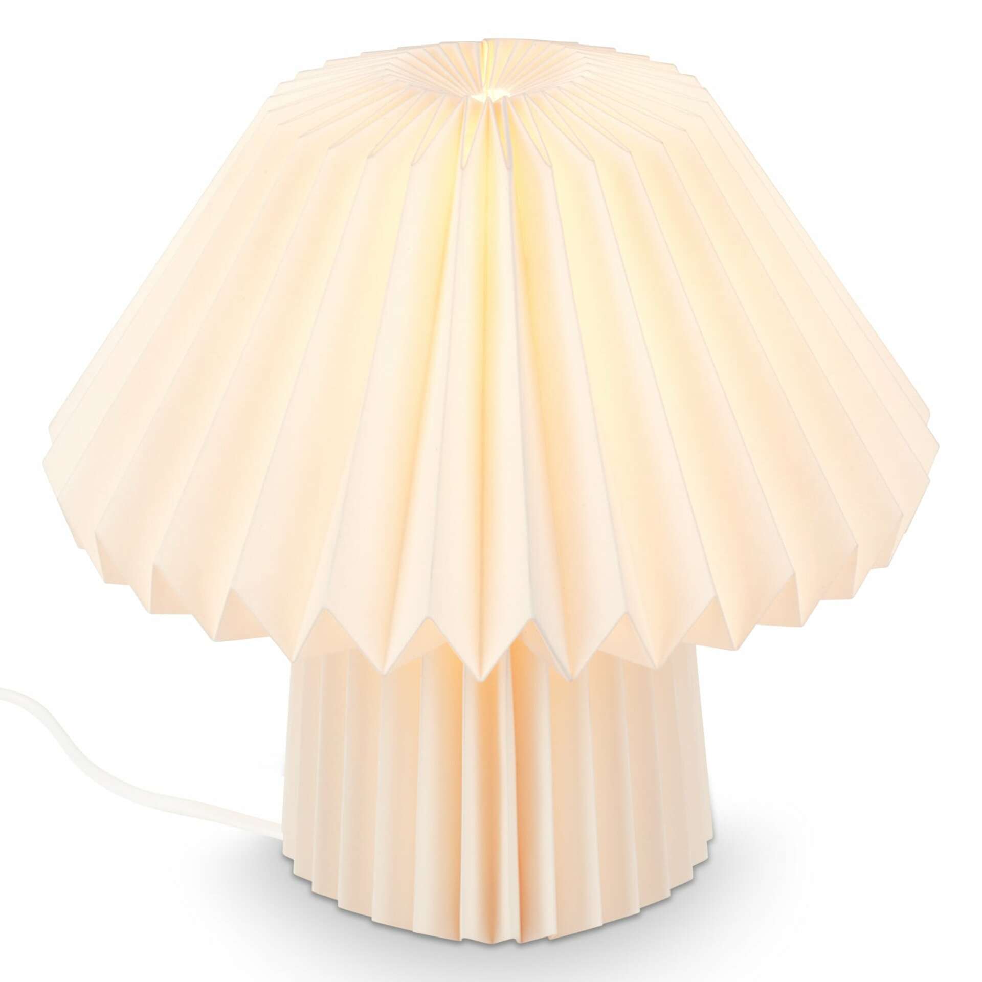 BRILONER Papírová stolní lampa 27 cm 1x E14 max. 6 W bílé BRILO 7492016