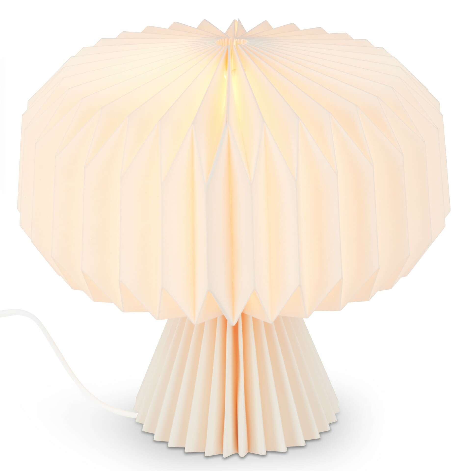 BRILONER Papírová stolní lampa 25 cm 1x E14 max. 6 W bílé BRILO 7493016