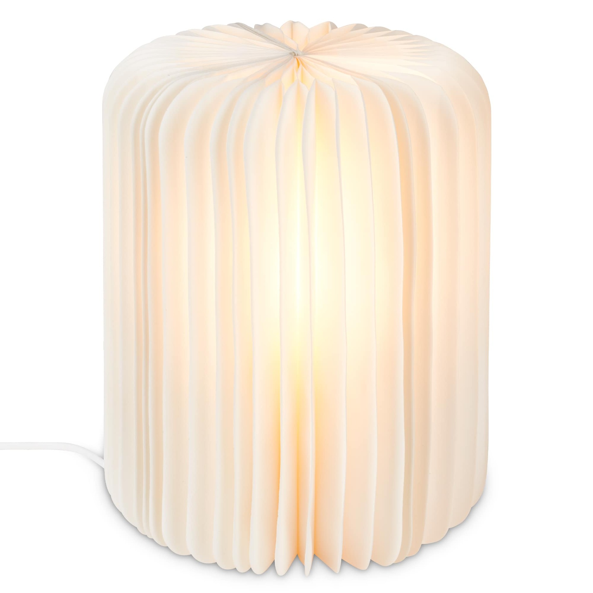 BRILONER Stolní lampa papír 25 cm 1x E14 max. 6 W bílé BRILO 7495016