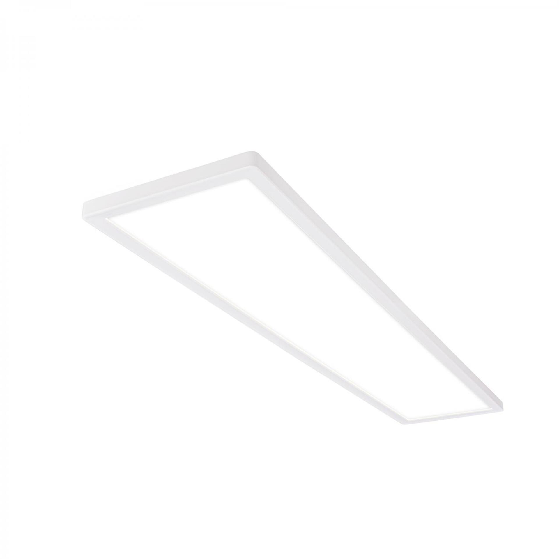 Levně BRILONER Tava LED stropní svítidlo 98cm, ploché, přímé a nepřímé osvětlení, bílé 7519416