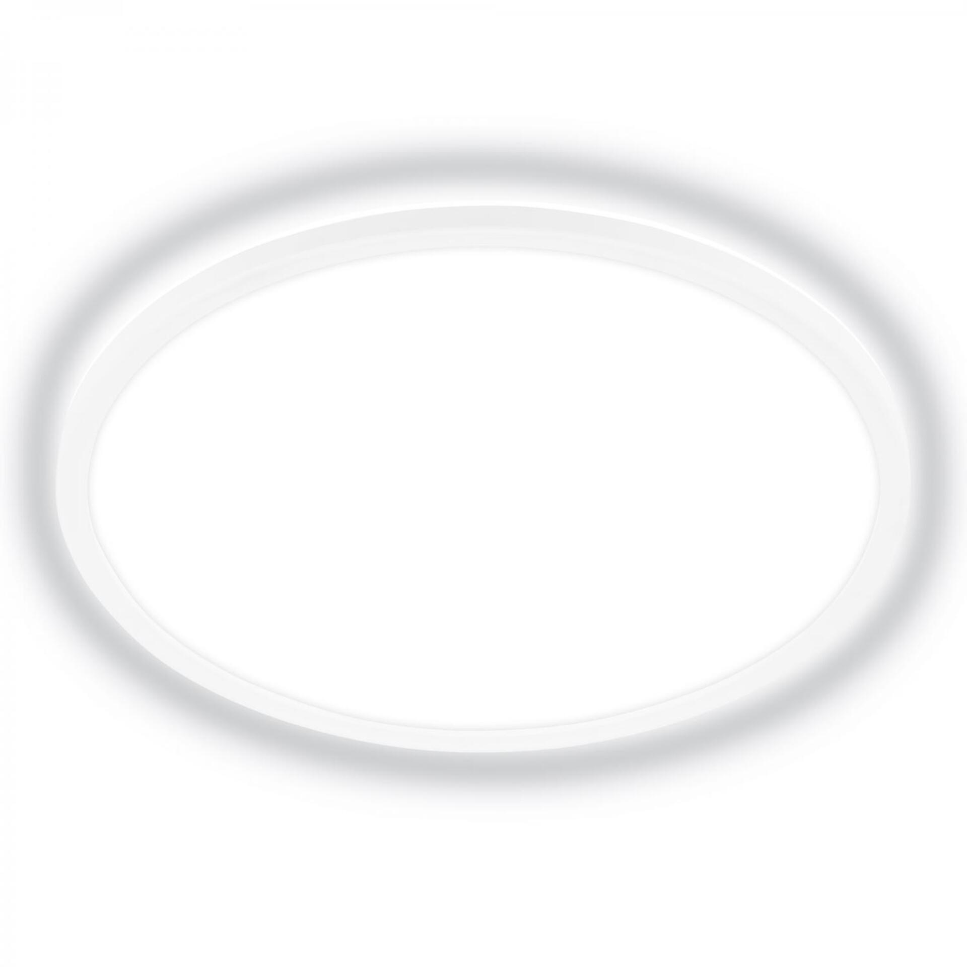 Levně BRILONER Tava A LED stropní svítidlo, energetická třída A, přímé a nepřímé osvětlení, 50.000h životnost, kruhové 42 cm, bílé 7548016