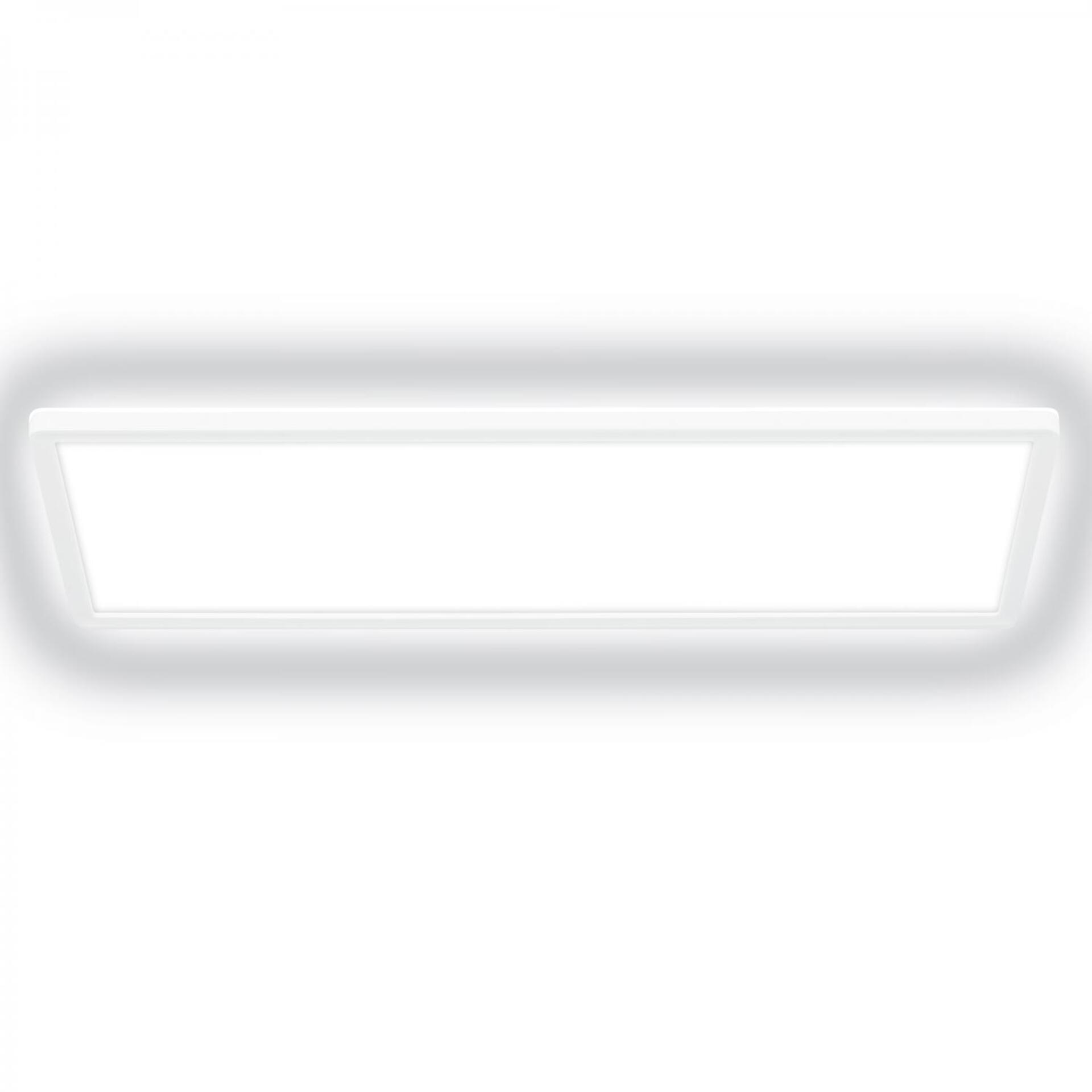 Levně BRILONER Tava A LED stropní svítidlo, energetická třída A, přímé a nepřímé osvětlení, 50.000h životnost, 58cm, bílé 7550016