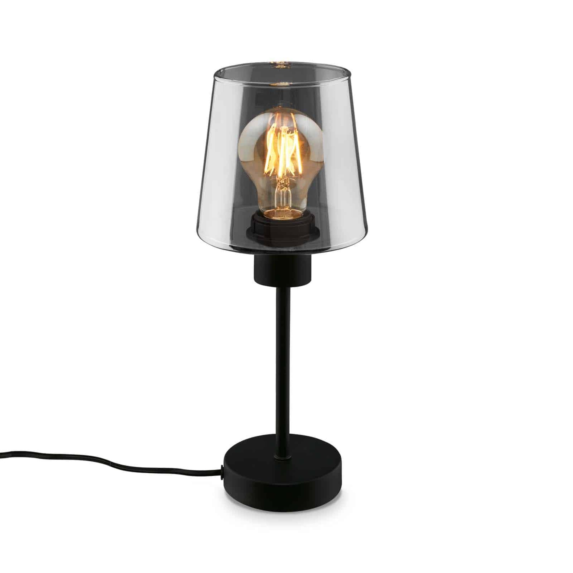 BRILONER Stolní lampa, 35,5 cm, 1x E27, max. 10W, černá BRILO 7617015