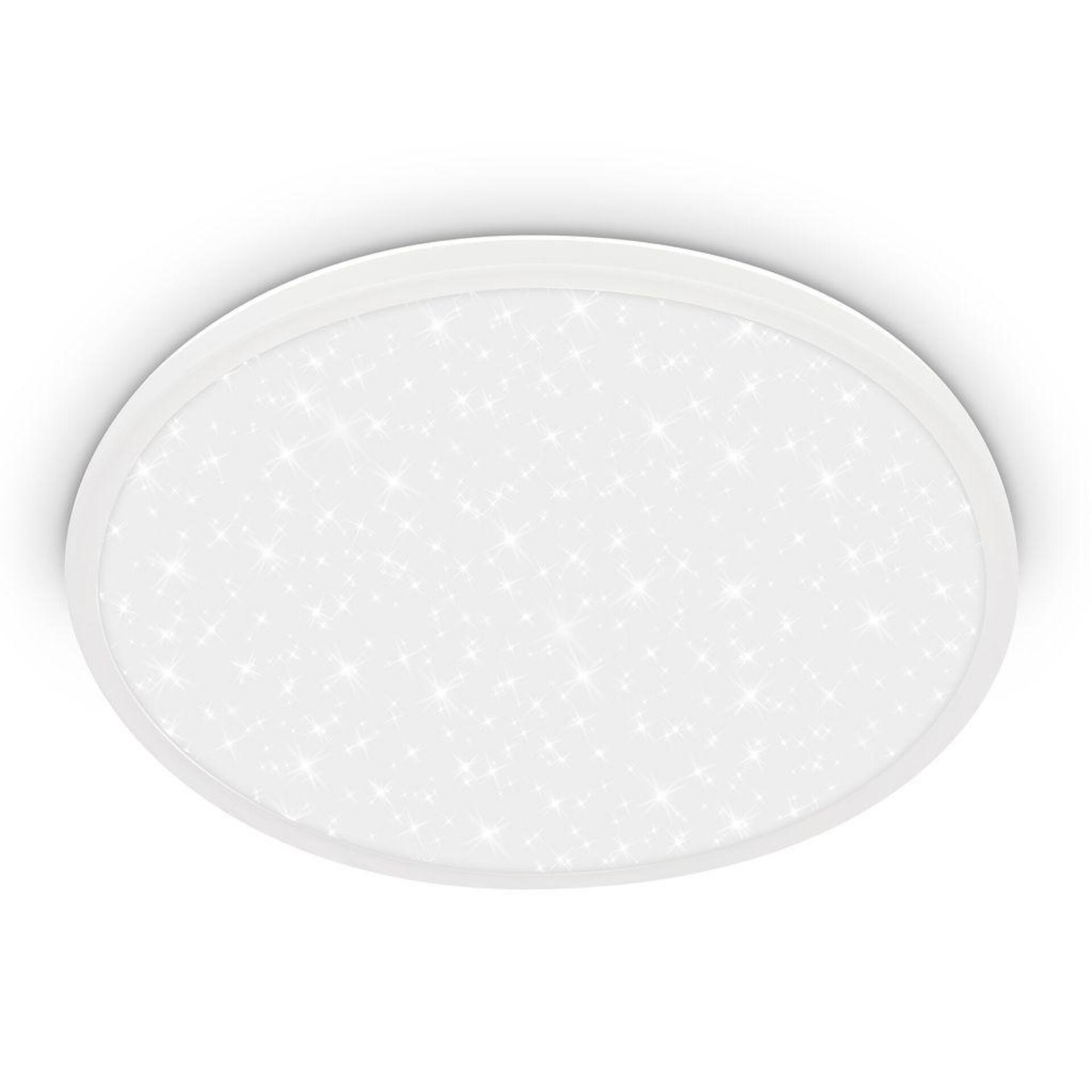 Levně BRILONER Slim svítidlo LED panel pr.37,5 cm - 22W, 3000lm, hvězdné nebe, neutrální bílá, bílé 7654016