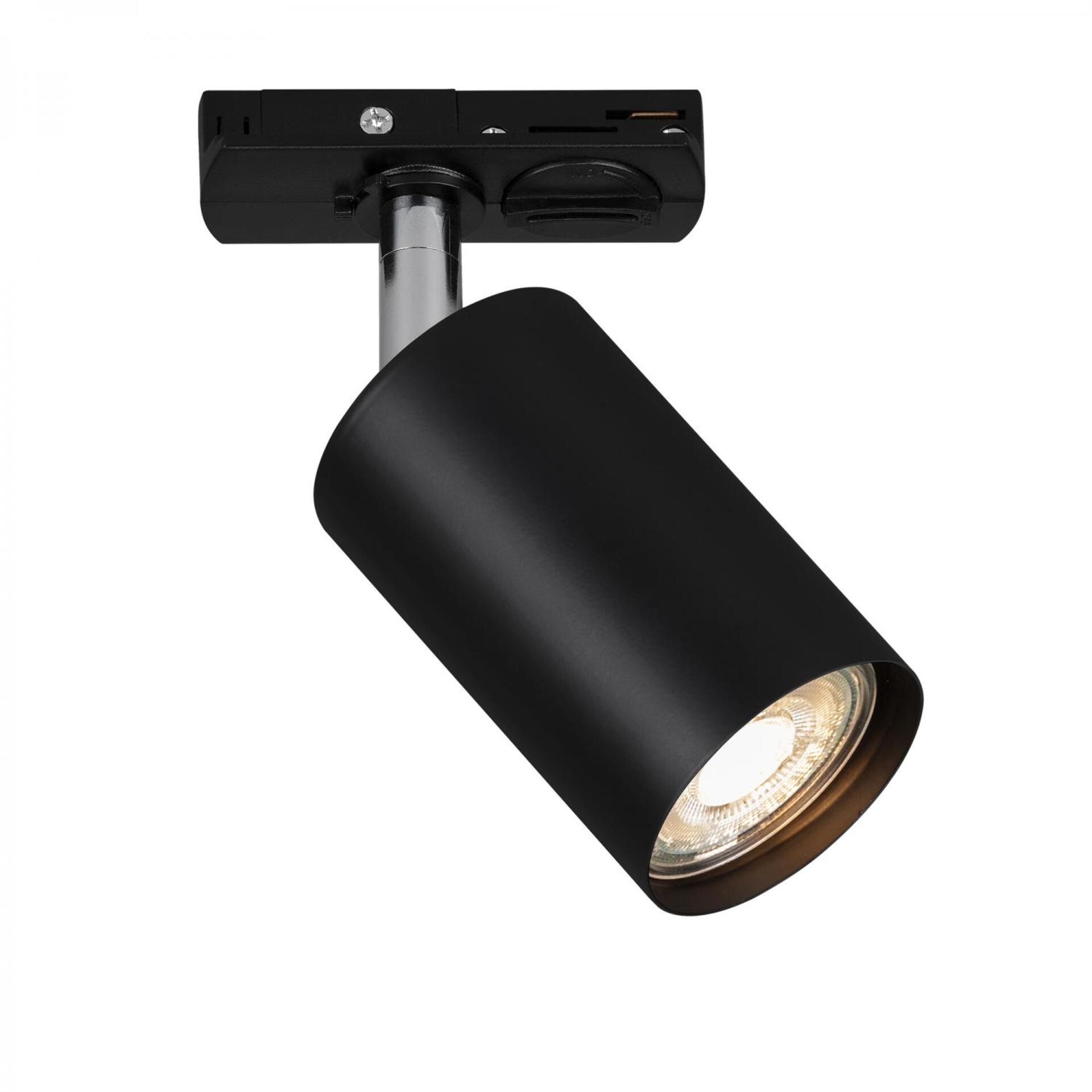 Levně BRILONER LED spot GU10 lištový systém 230V – vysokonapěťový, 13,8cm, otočný/nastavitelný, černý 8005015