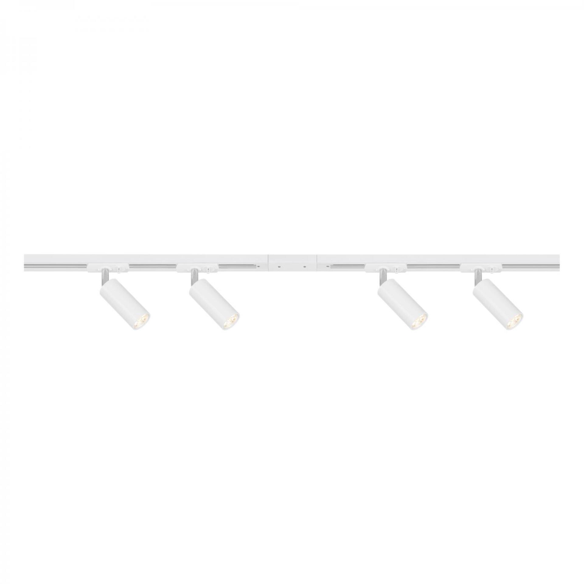 Levně BRILONER 1-fázový lištový systém, kompletní sada, 4x LED spoty, bílá 8017046