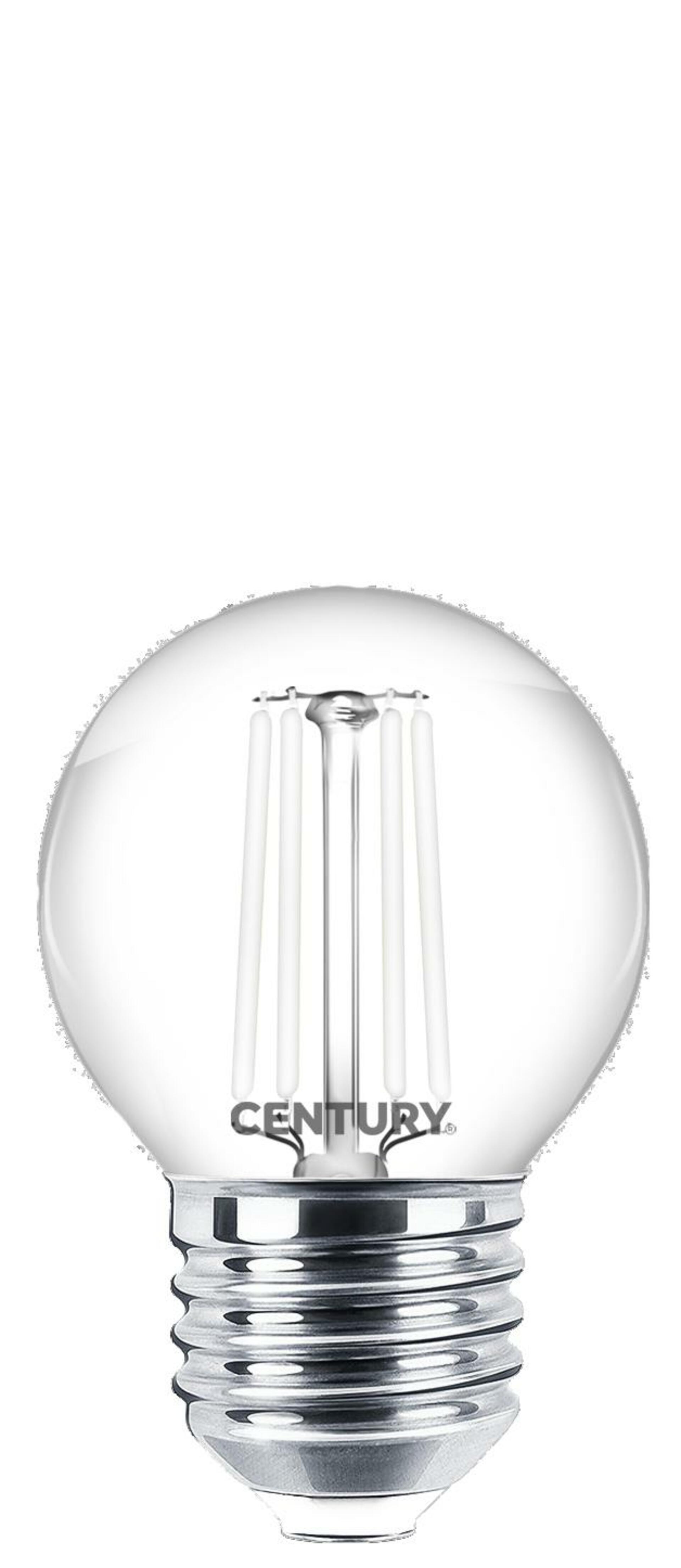CENTURY LED FILAMENT SPHERE INCANTO WHITE 4,5W E27 2700K 360d