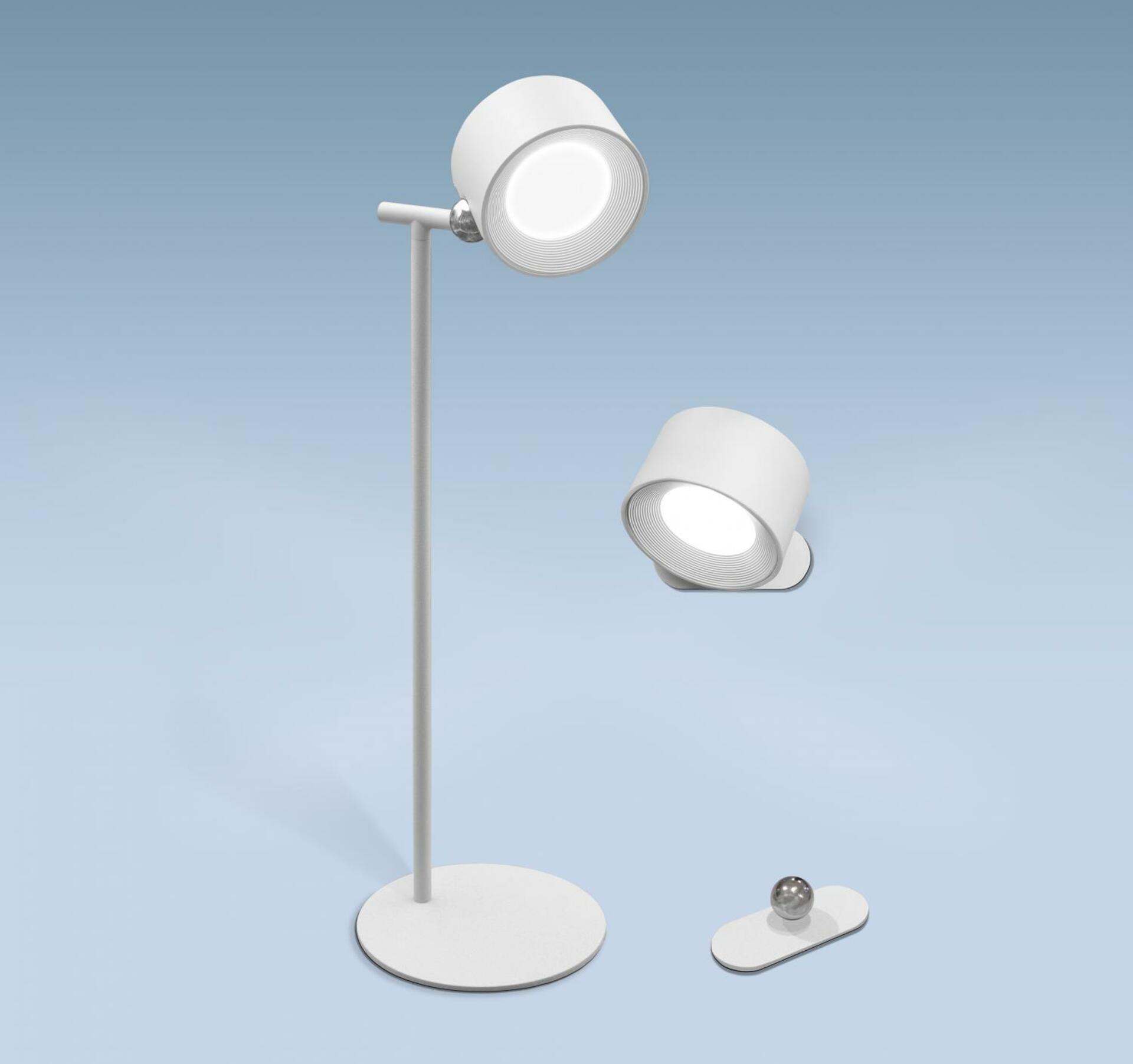 CENTURY LED stolní lampa s odnímatelnou nabíjecí hlavou bílá 1.8W 4000K USB IP20