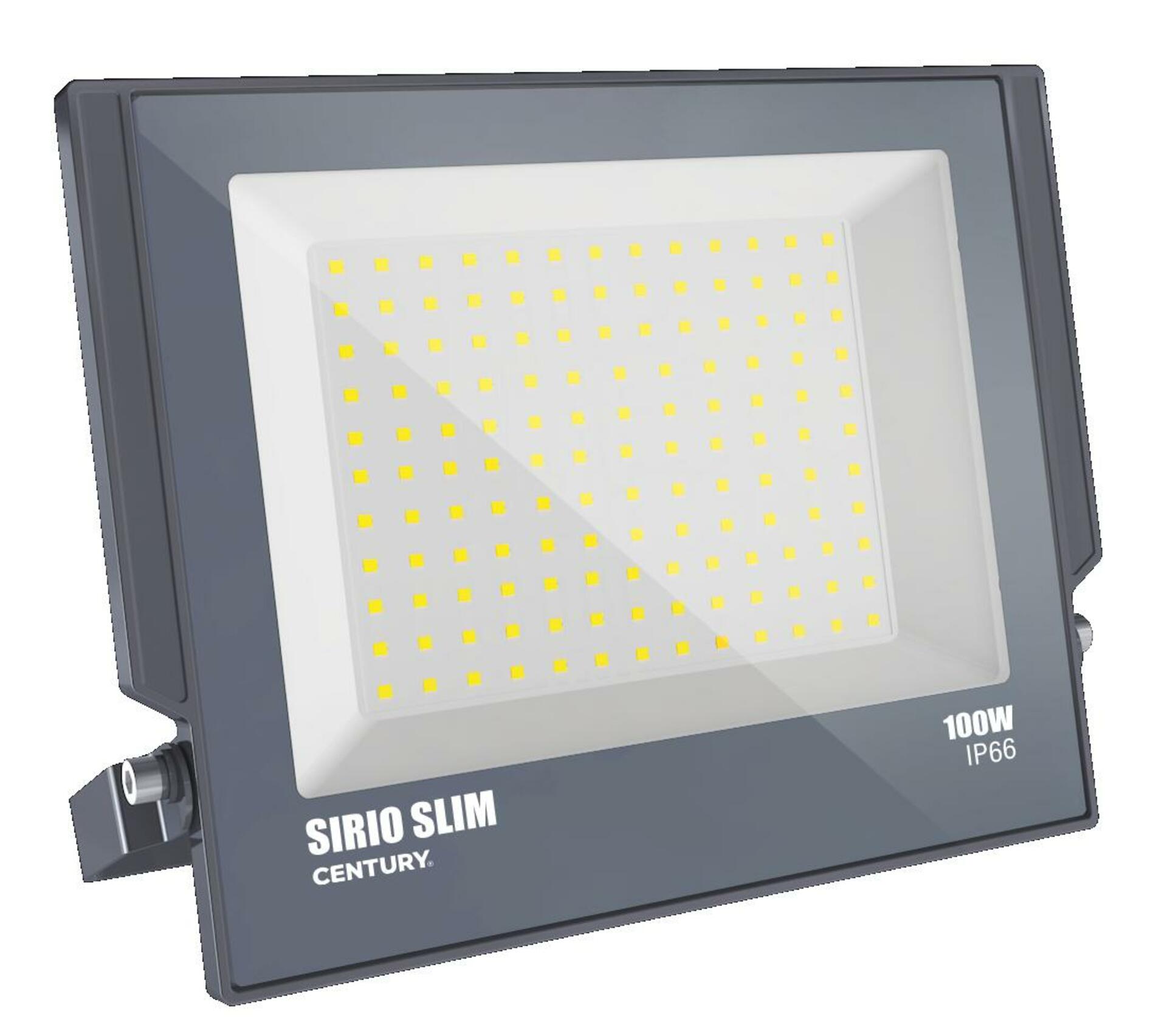 CENTURY LED reflektor SIRIO SLIM 100W 6000K 110d 230x270x28mm IP66 IK08