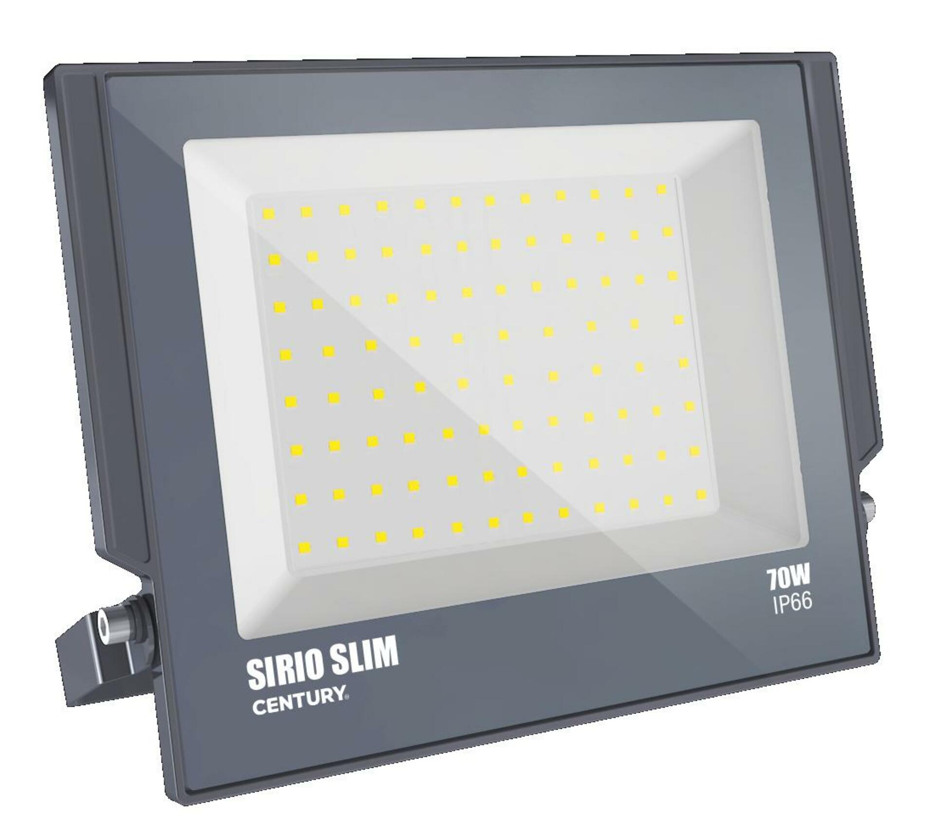 CENTURY LED reflektor SIRIO SLIM 70W 6000K 110d 230x270x28mm IP66 IK08