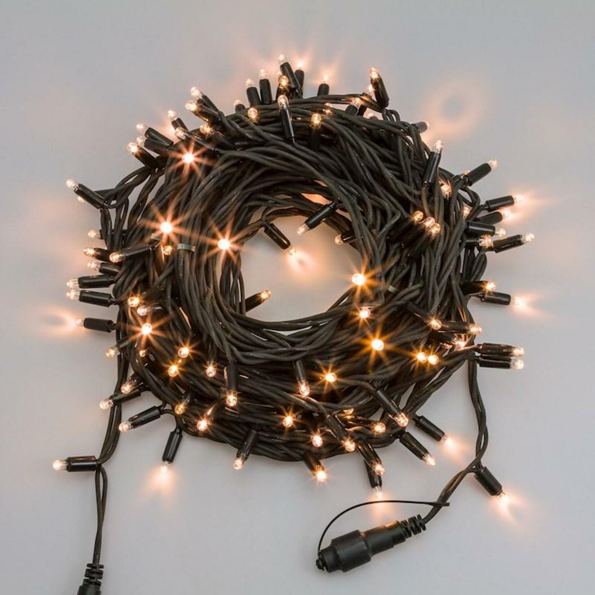 Xmas King XmasKing LED řetěz 20m 120 MAXI LED propojitelné PROFI 2-pin 230V venkovní, teplá bílá bez napájení