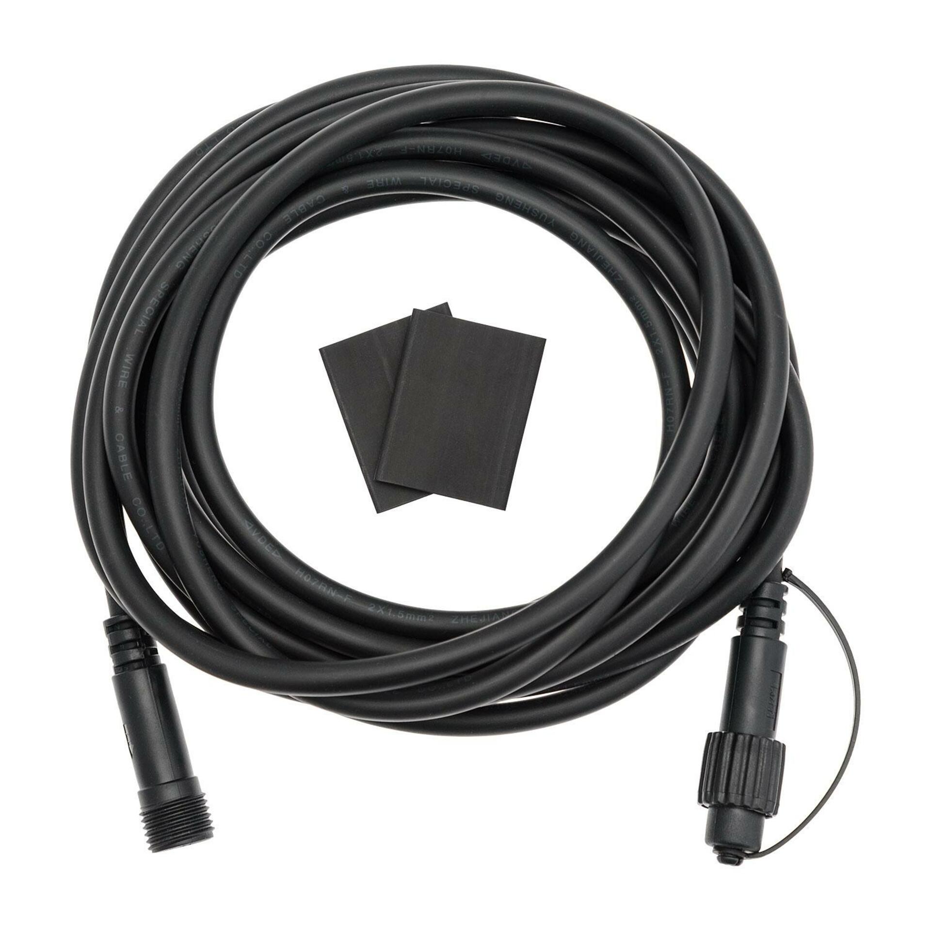 Levně Xmas King XmasKing Prodlužovací kabel pro LED vánoční osvětlení PROFI 2-pin, černá 5m M-EC5 N
