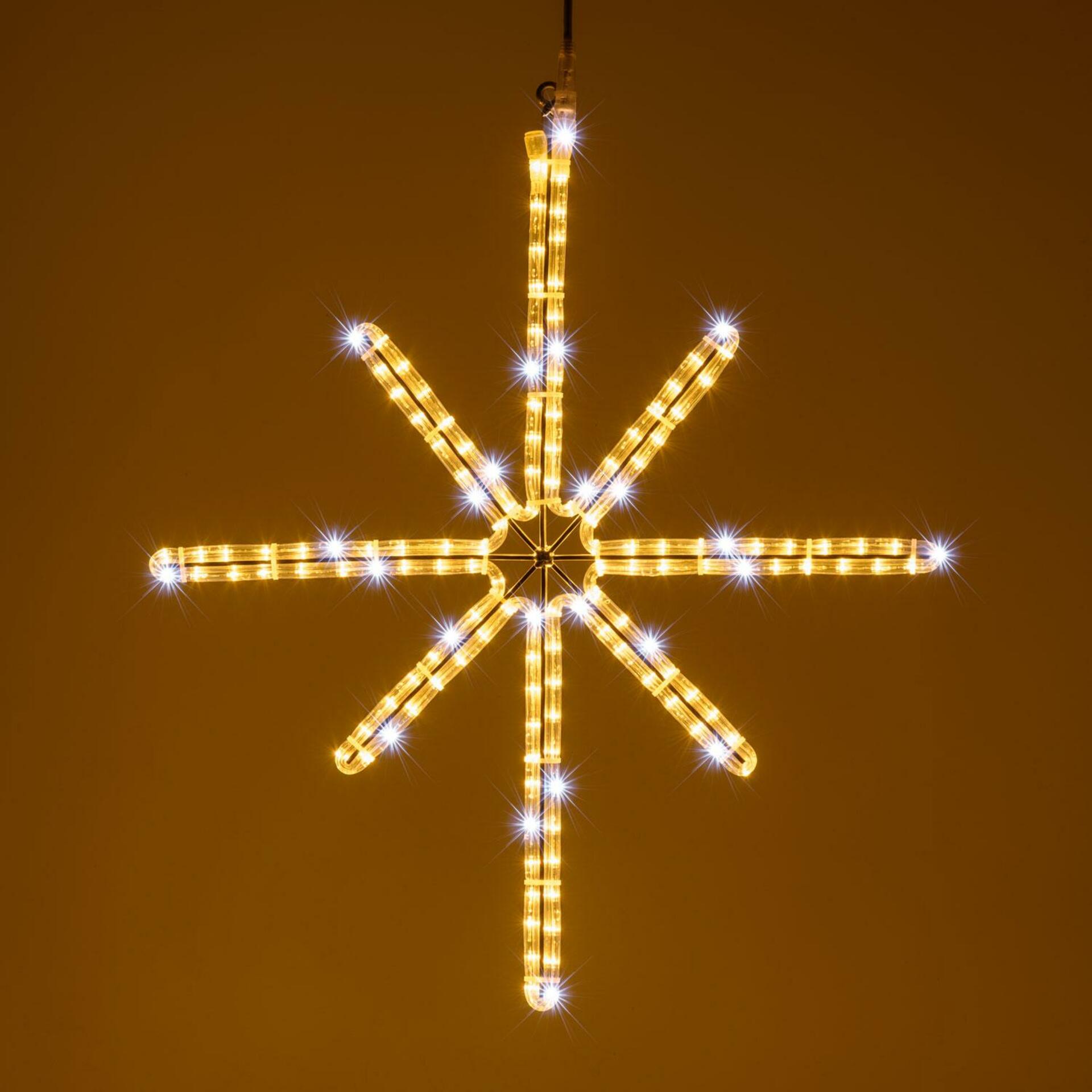 Levně Xmas King XmasKing FLASH LED motiv Polaris 70cm, PROFI 230V venkovní, teplá+studená bílá bez napájení