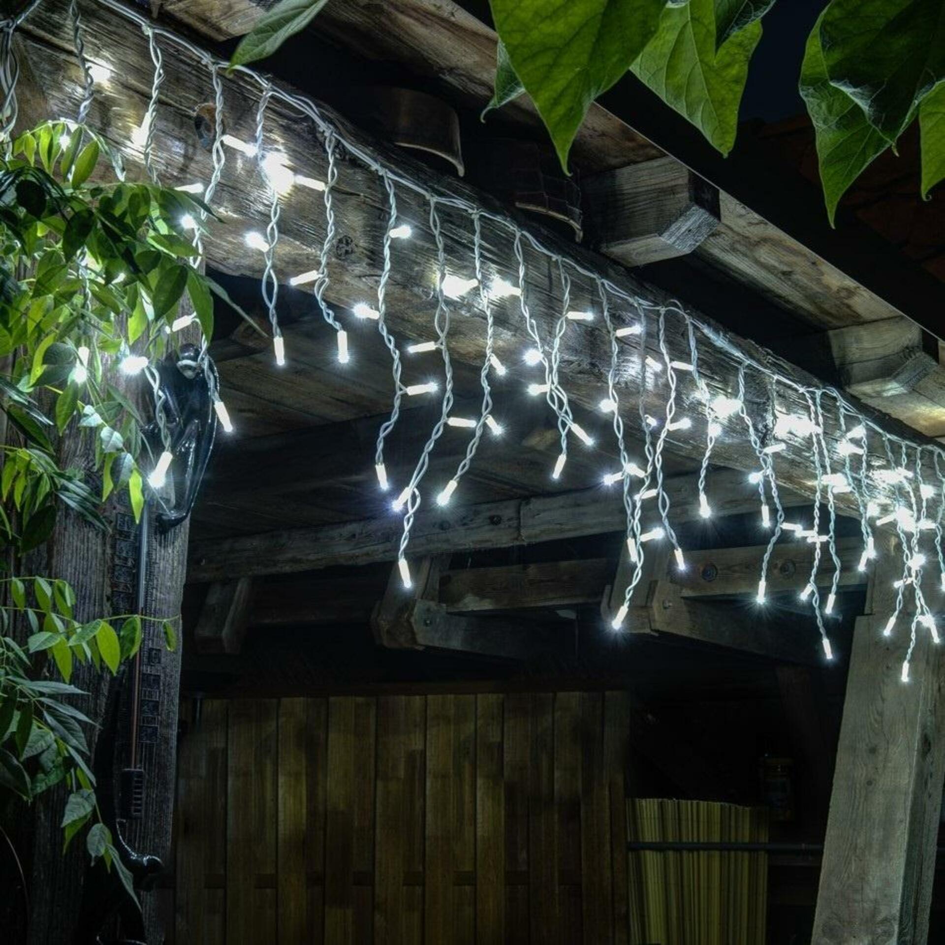 Levně DecoLED LED vánoční světelné krápníky - 3m, ledově bílá ILNX0305