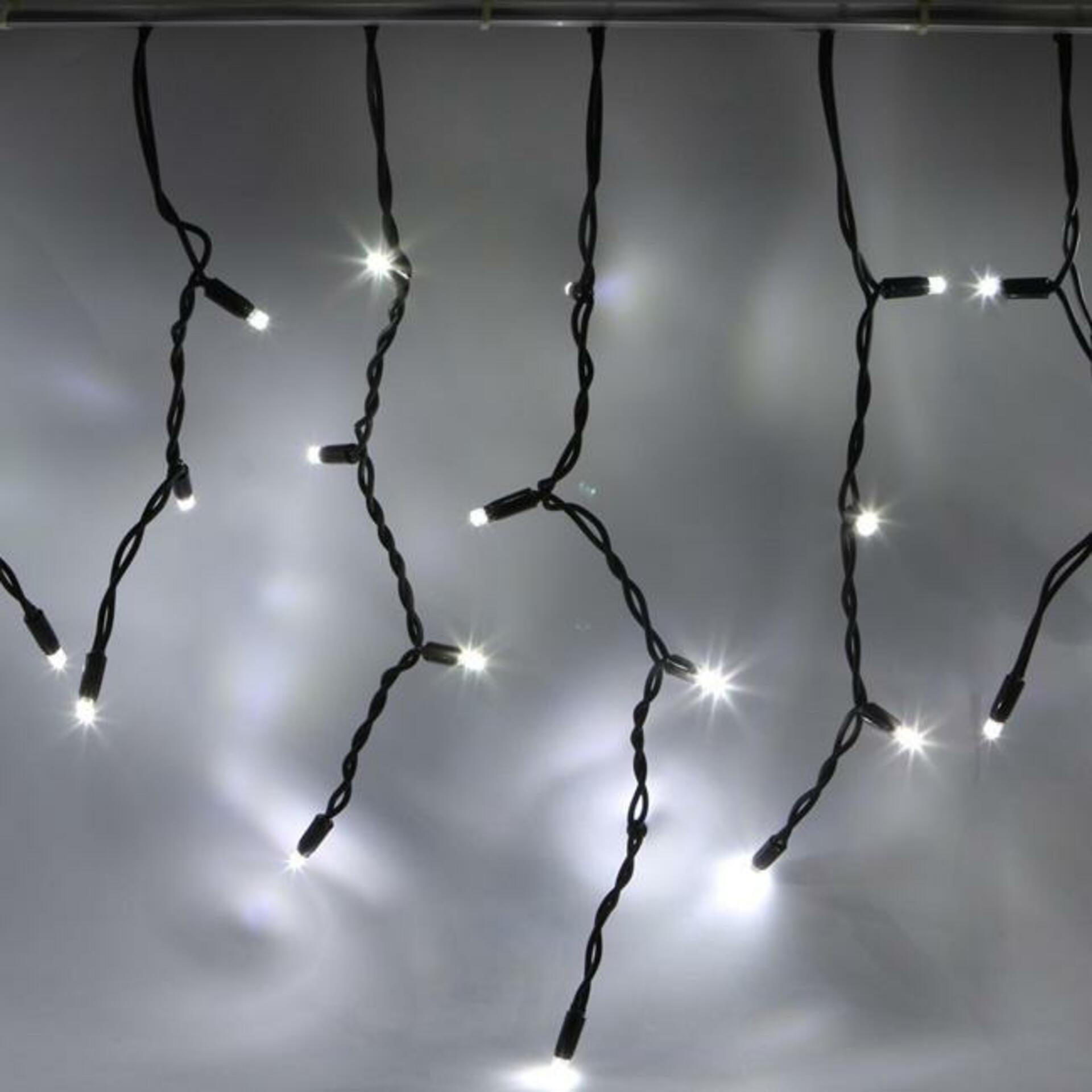 Levně DecoLED LED světelné krápníky, 3x0,5m, ledově bílá, 114 diod, IP67 ILNX1305